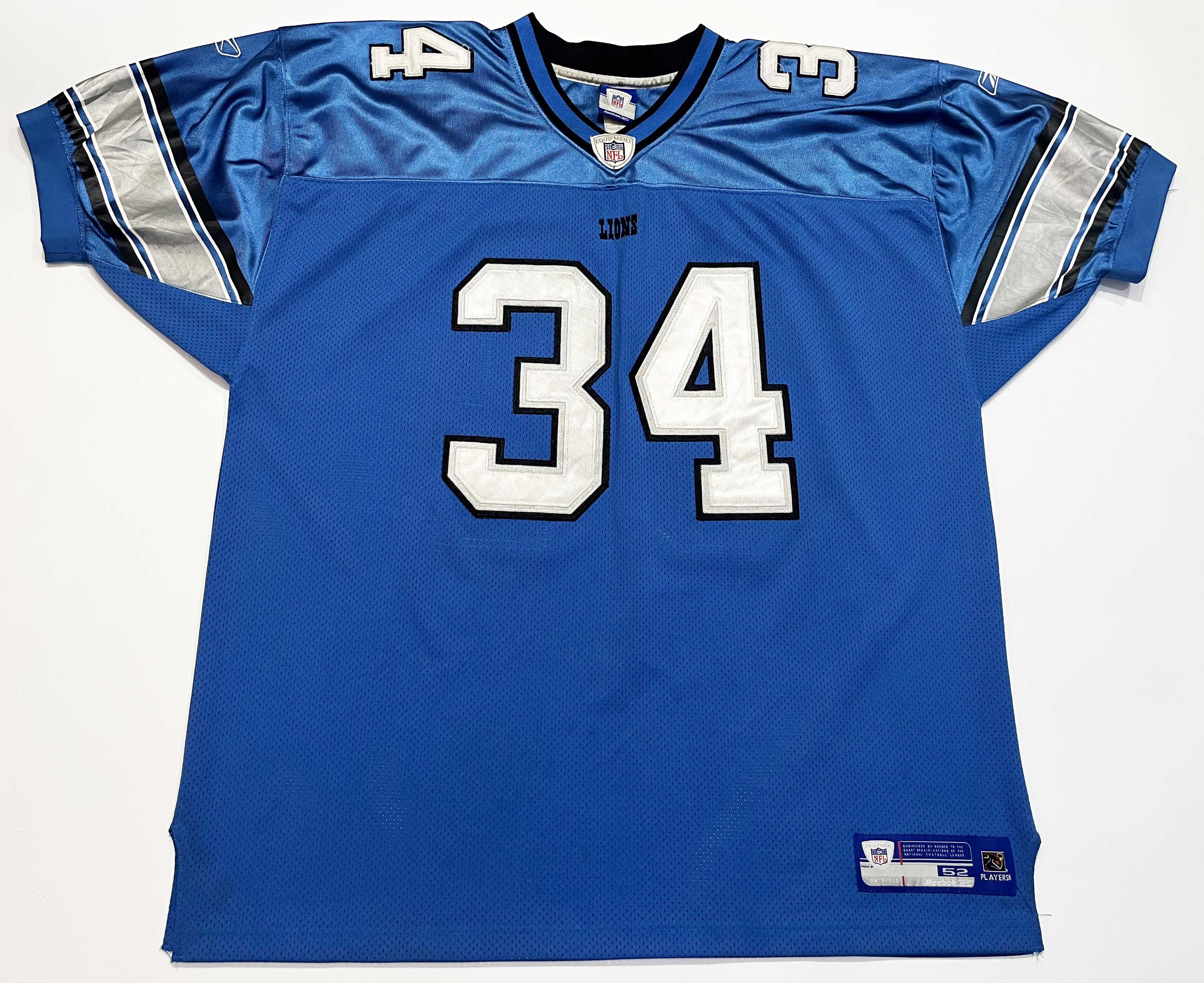 Reebok Reebok Authentic NFL Detroit Lions JONES #34 Football Jersey Size US XXL / EU 58 / 5 - 1 Thumbnail