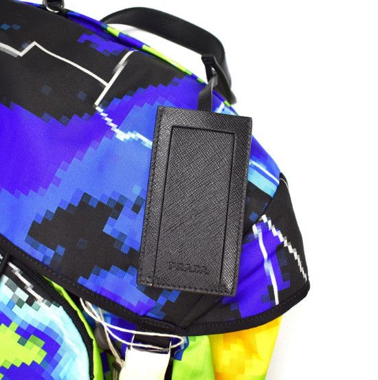 Prada Prada Radar Print Nylon Backpack Size ONE SIZE - 11 Thumbnail