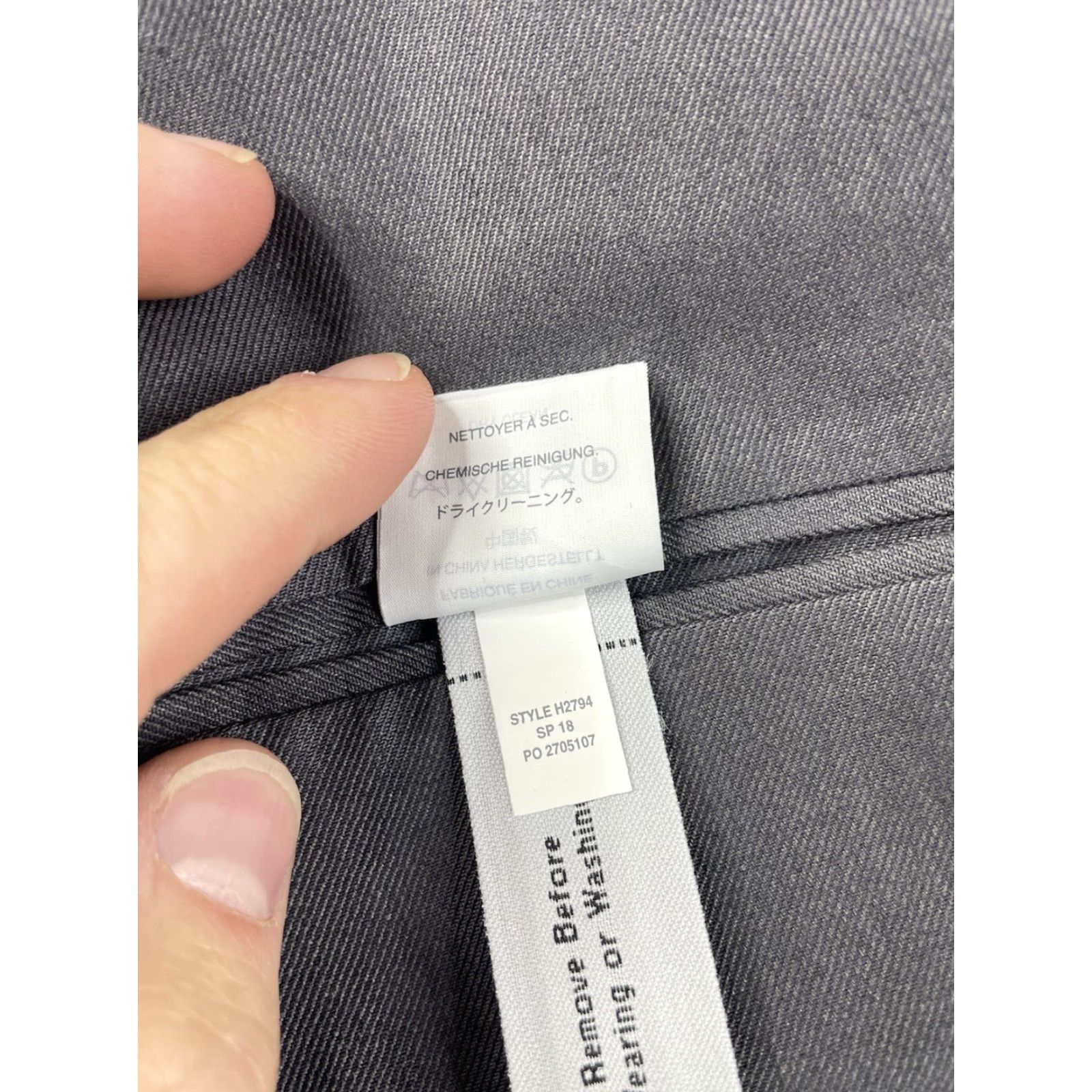 J.Crew J.CREW Blazer Jacket Unstructured Wool Gray 44R Men Regular Blazer Coat H2794 Size 44R - 6 Thumbnail