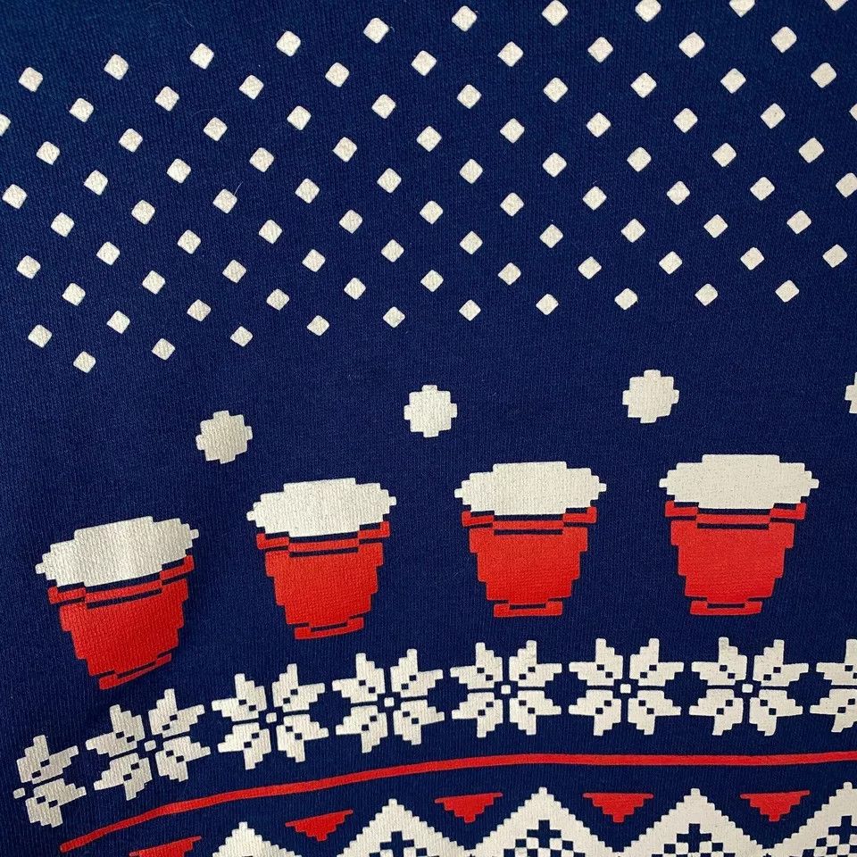 Mad Engine Mad Engine Beer Pong Sweatshirt Men's Medium Pullover M Size US M / EU 48-50 / 2 - 3 Thumbnail