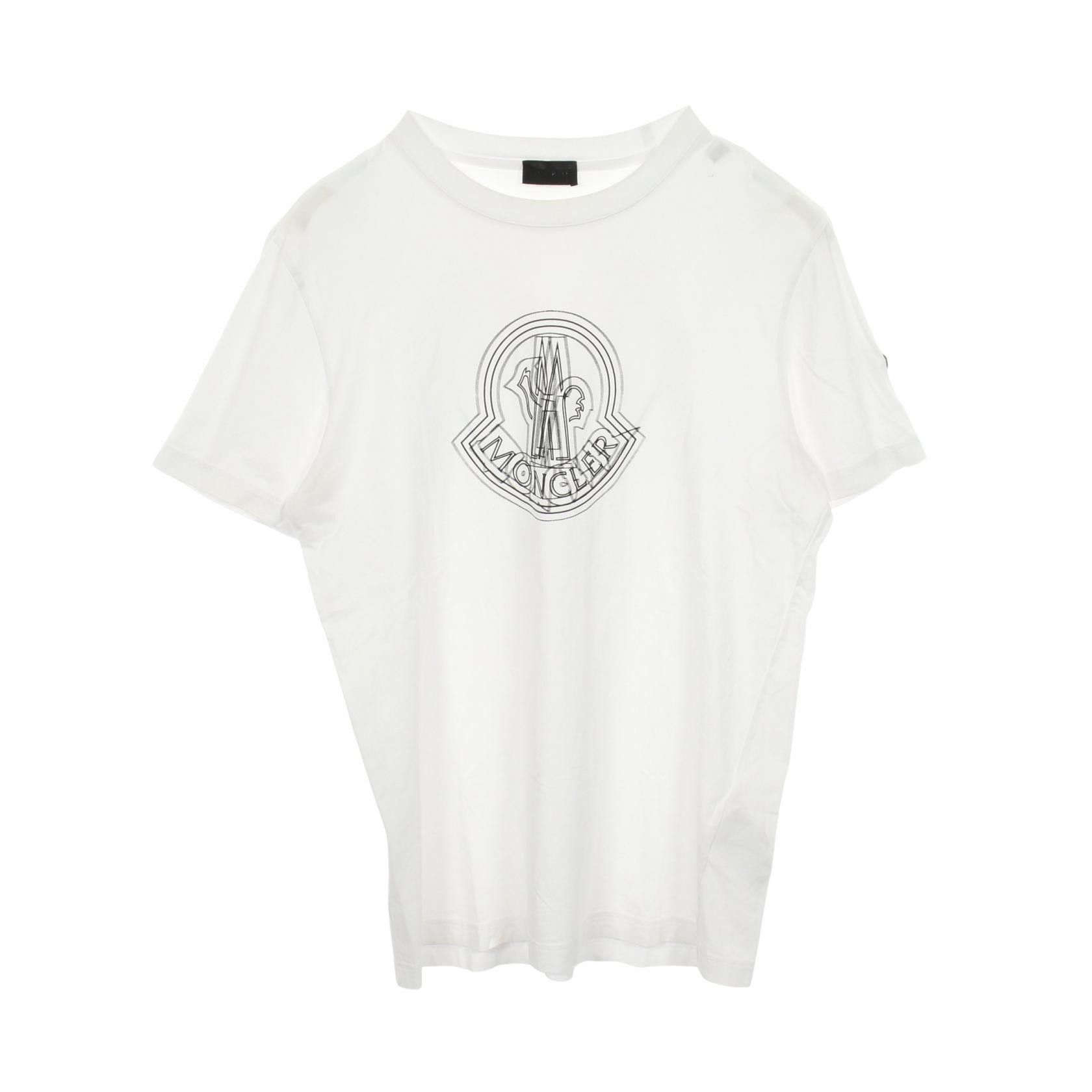 Moncler Moncler Moncler Logo Cotton T shirt Textile T-Shirts J10918C00028 DUTY FREE for USA Size ONE SIZE - 1 Thumbnail