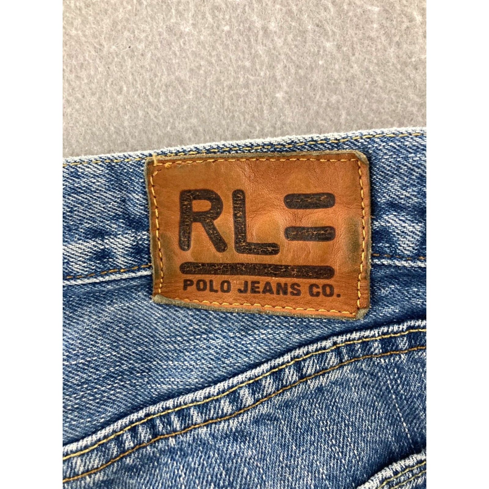 Ralph Lauren Ralph Lauren RL Hayden Jeans Mens 38x32 Jeans Men 38 Blue Cotton Denim Straight 90s Vintage No Regular Mid Rise 10-12 in 32 Inseam Size US 38 / EU 54 - 6 Thumbnail