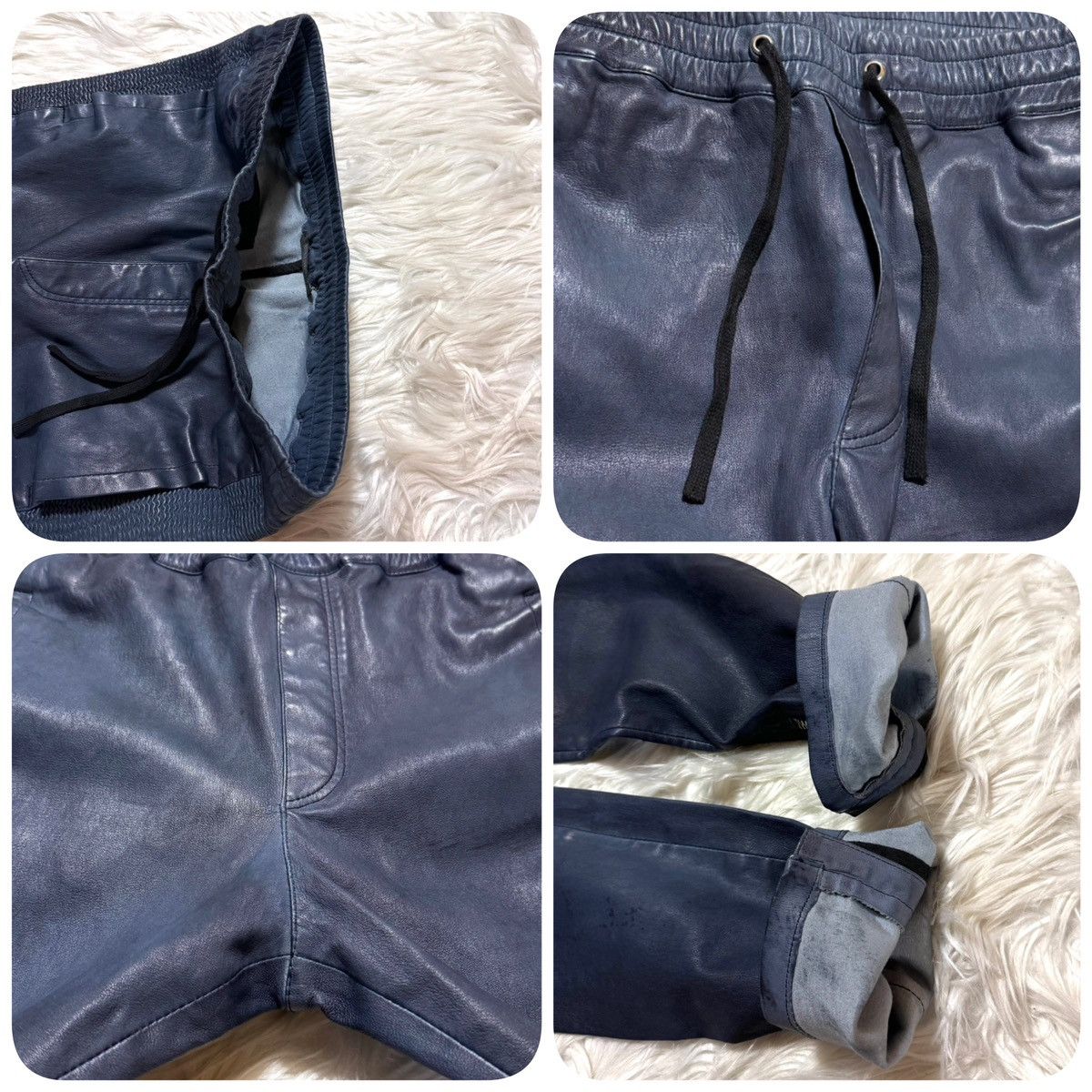 Balmain Balmain Homme Super Stretch Lamb Leather Biker Pants Size US 28 / EU 44 - 3 Thumbnail