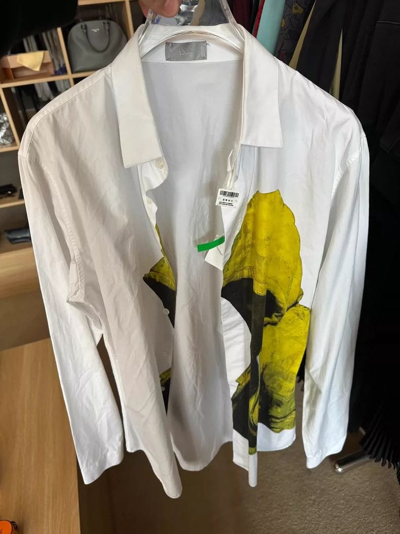 Dior Dior Portrait Print Long Sleeve Shirt - dmc Size US M / EU 48-50 / 2 - 1 Thumbnail