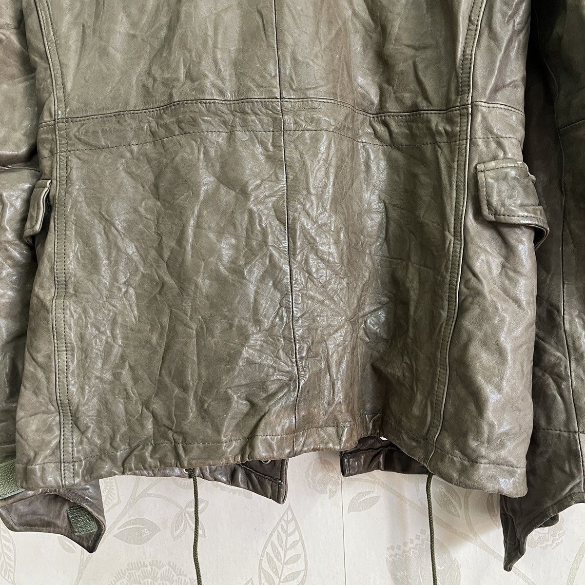 AZ by junhashimoto × Freewheelers × junhashimoto Jun Hashimoto Leather Jacket Cowhide Riri Zippered Japan Size US S / EU 44-46 / 1 - 15 Thumbnail