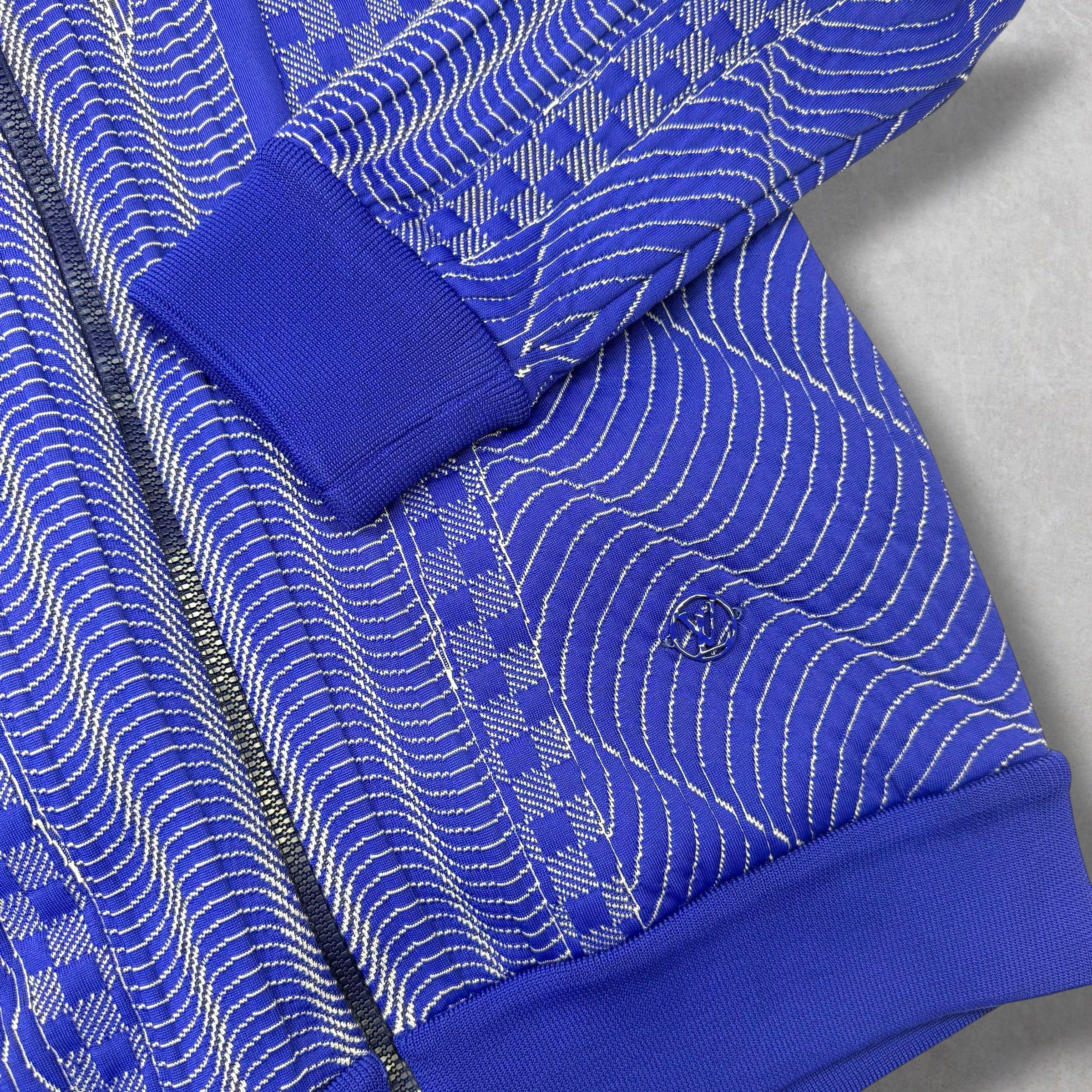 Louis Vuitton Louis Vuitton Blue Damier Technical Blouson L Size US L / EU 52-54 / 3 - 4 Thumbnail