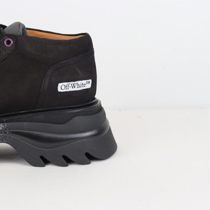 Off-White o1rshd1 Q:2 / Chuncky Sneakers Cow Nabuk in Black Grey Size US 8 / EU 41 - 7 Thumbnail