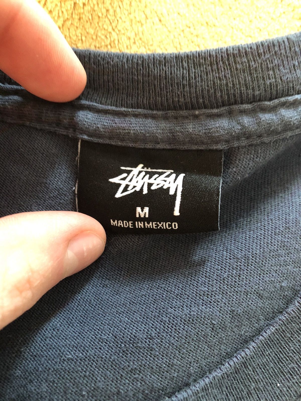 Stussy STUSSY VINTAGE LOGO DESIGN TEE SHIRT Size US M / EU 48-50 / 2 - 5 Thumbnail