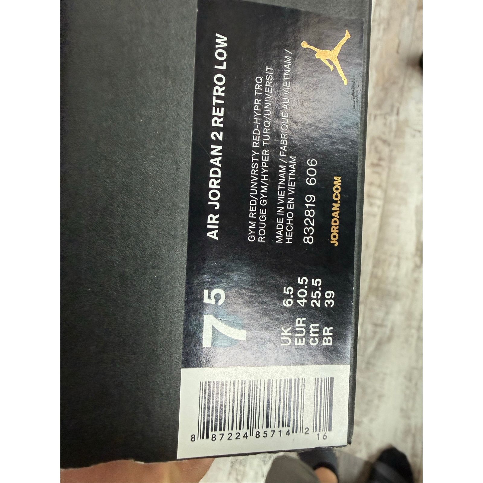 Jordan Brand Jordan 2 Retro Low Gym Red Size 7.5 832819-606 Rare Sneaker Size US 7.5 / EU 40-41 - 9 Thumbnail