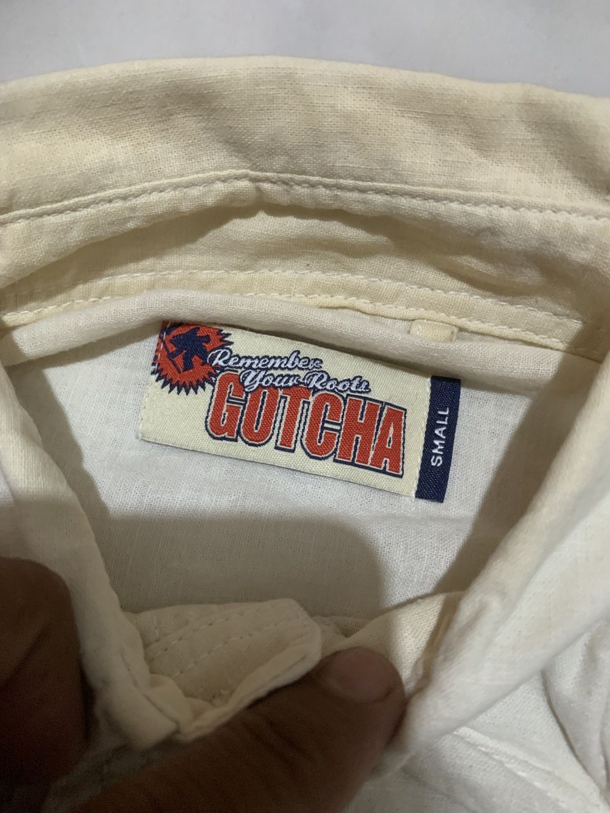 Gotcha Vintage Gotcha Covered Denim White Shirt Size US S / EU 44-46 / 1 - 9 Thumbnail