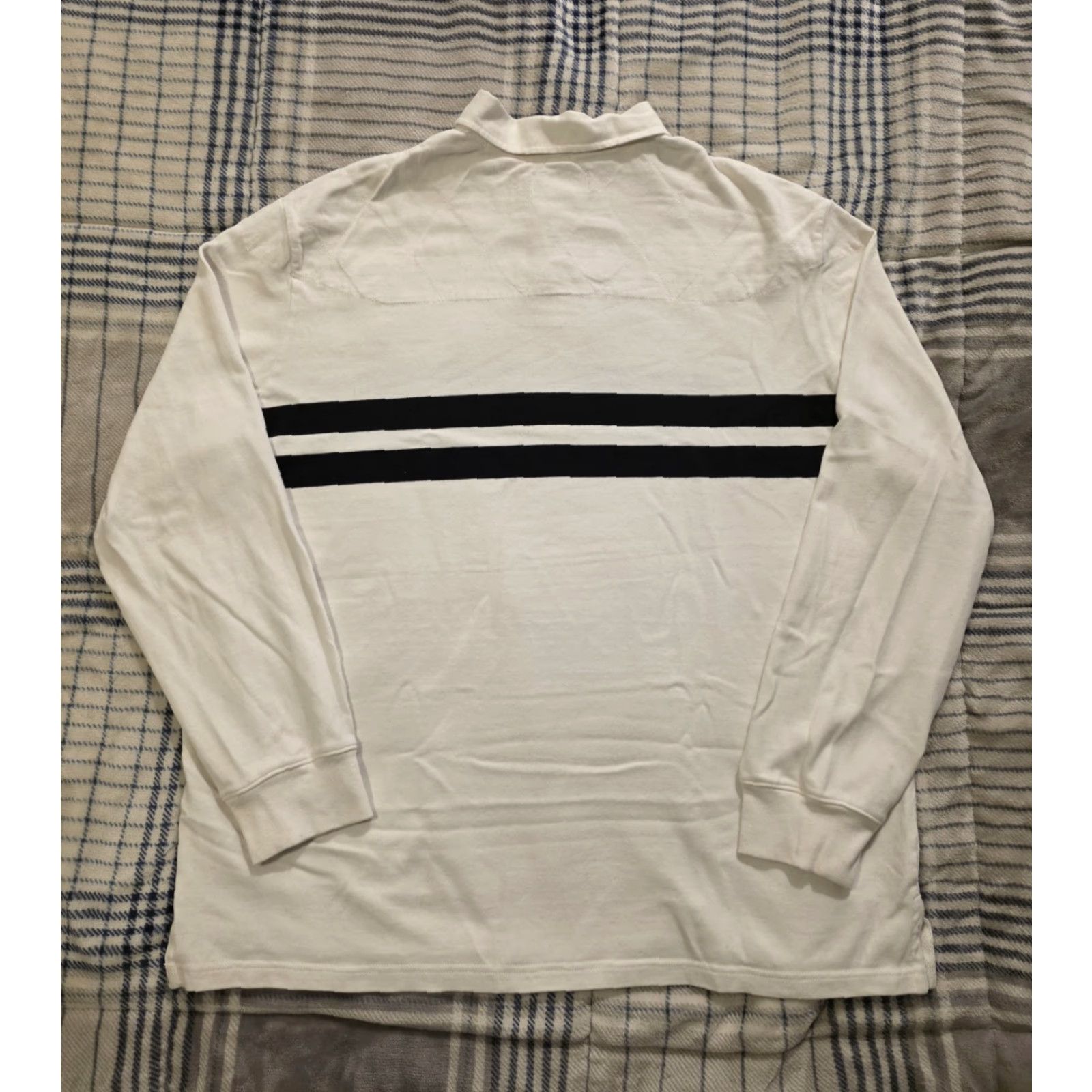 Polo Ralph Lauren VINTAGE Polo Ralph Lauren Long Sleeve Rugby Shirt Embroidered Crest Men's XL Size US XL / EU 56 / 4 - 3 Thumbnail