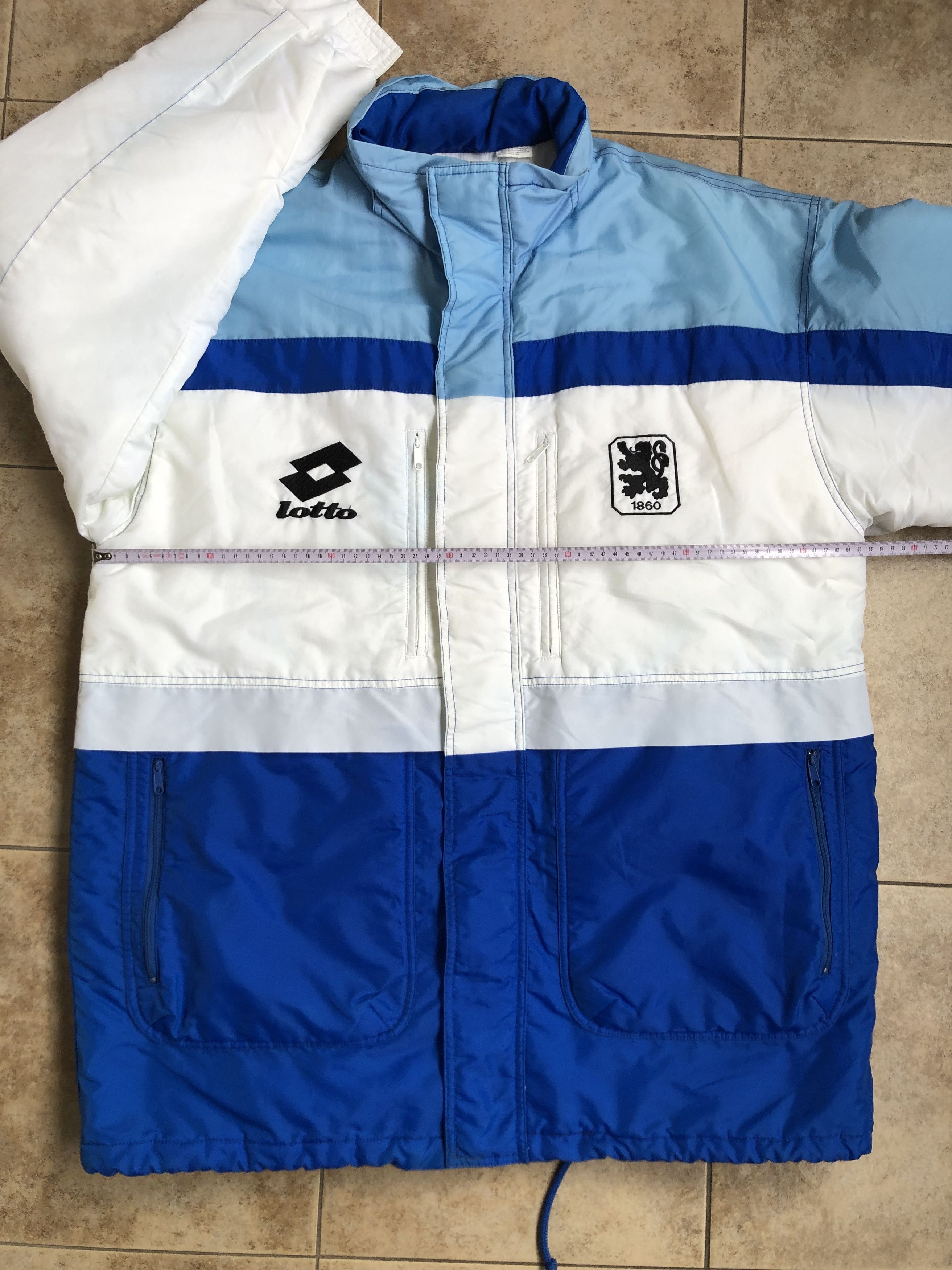 Vintage TSV 1860 München Munich Lotto Padded Jacket 90's Size US XL / EU 56 / 4 - 19 Thumbnail