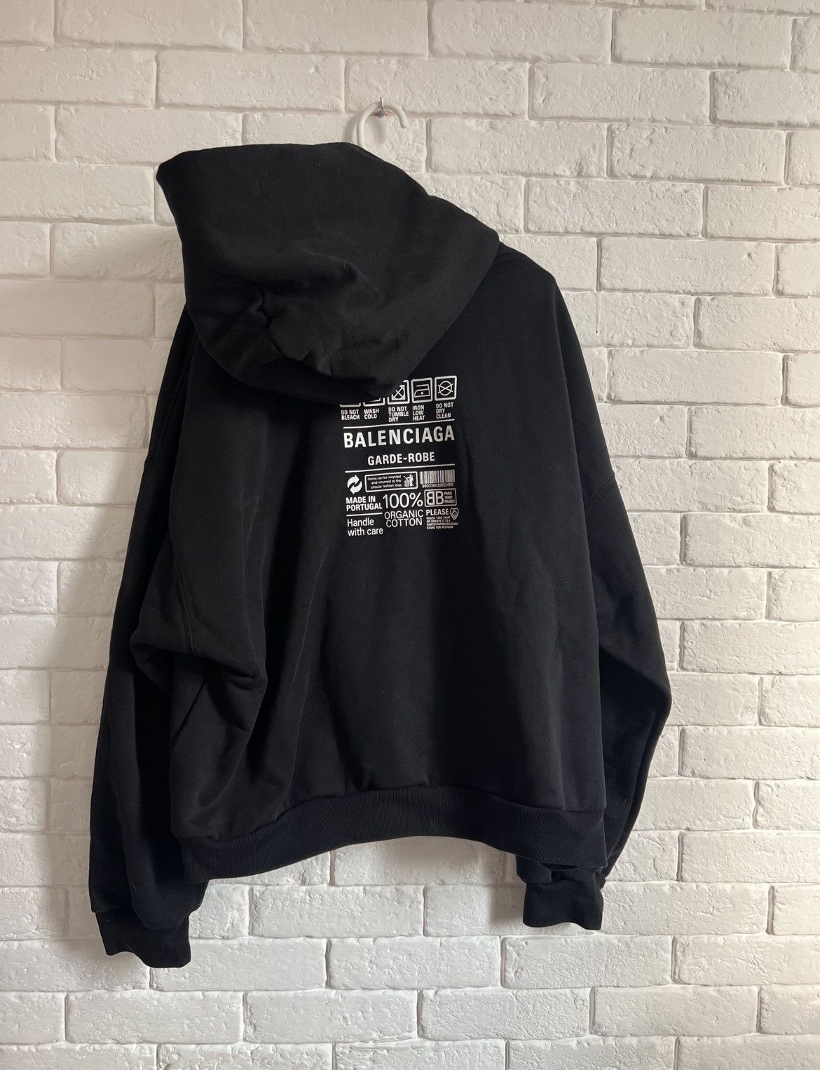 Balenciaga Balenciaga Garde-Robe Care Label Hoodie | Grailed