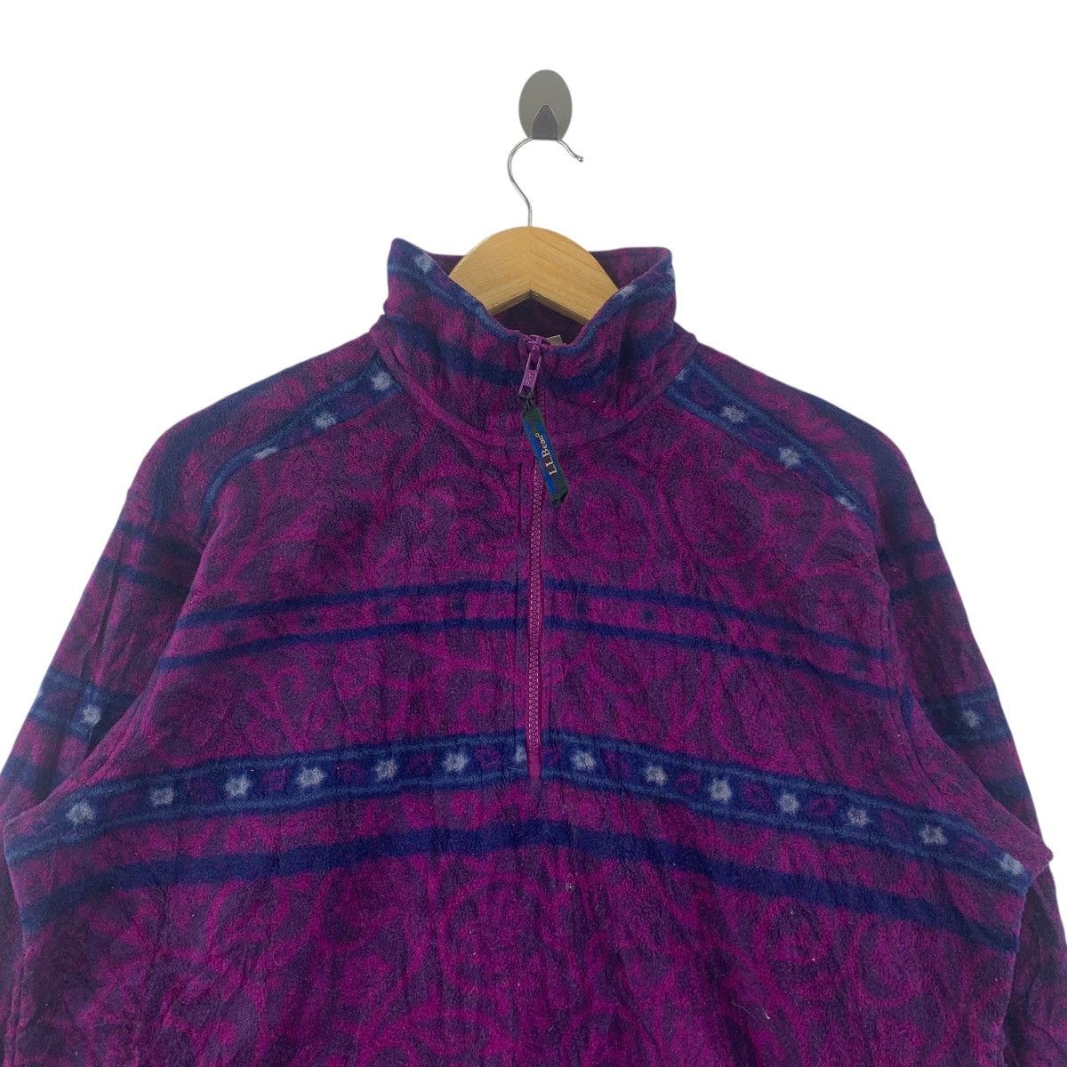 L.L. Bean Vintage L.L BEAN NAVAJO Zipper Fleece Sweater Size US L / EU 52-54 / 3 - 2 Thumbnail