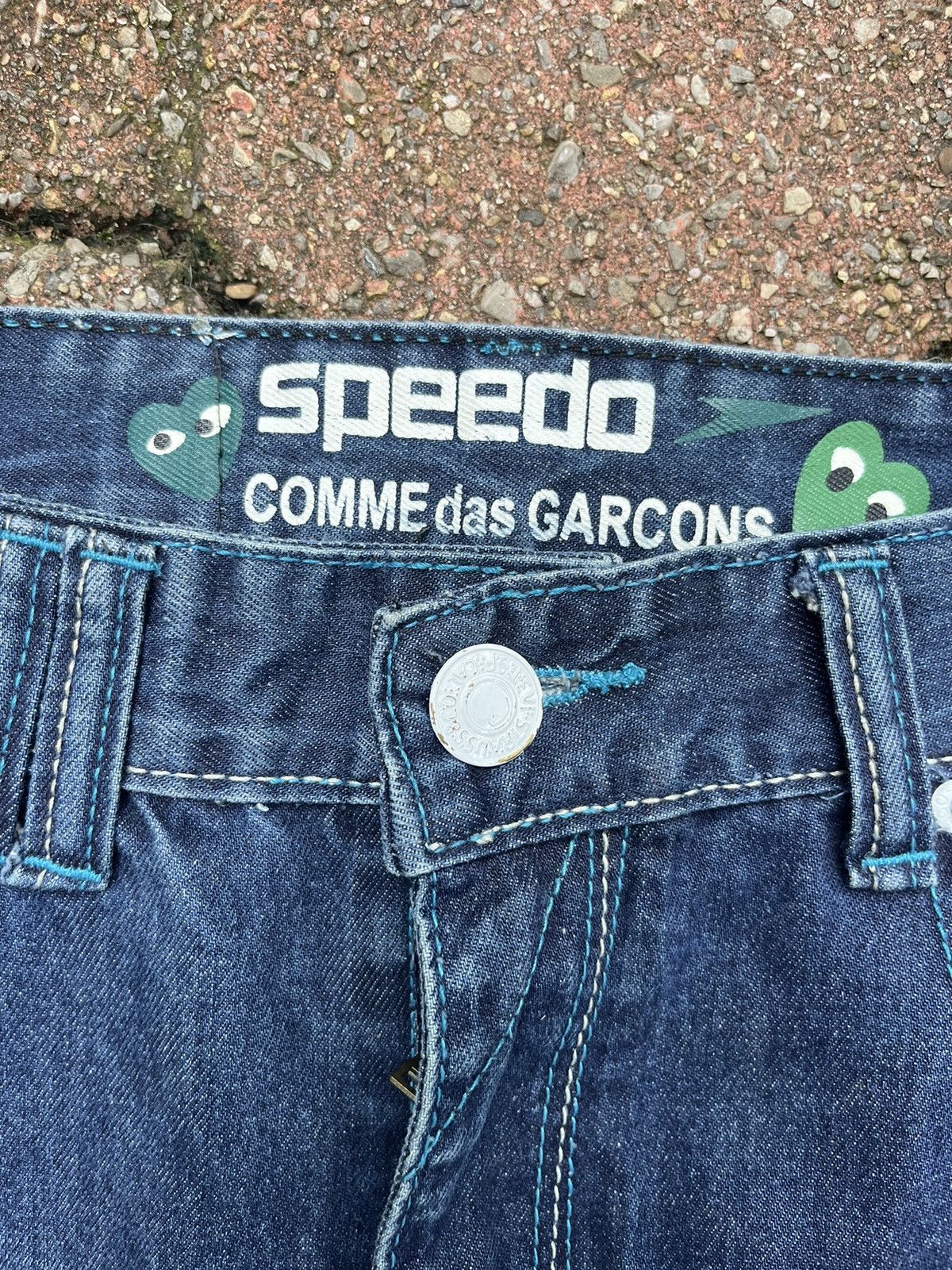 Comme des Garcons × Levi's × Speedo CDG Levi Opening Ceremony Rare Jeans 🔥🔥🔥 Size US 32 / EU 48 - 5 Thumbnail