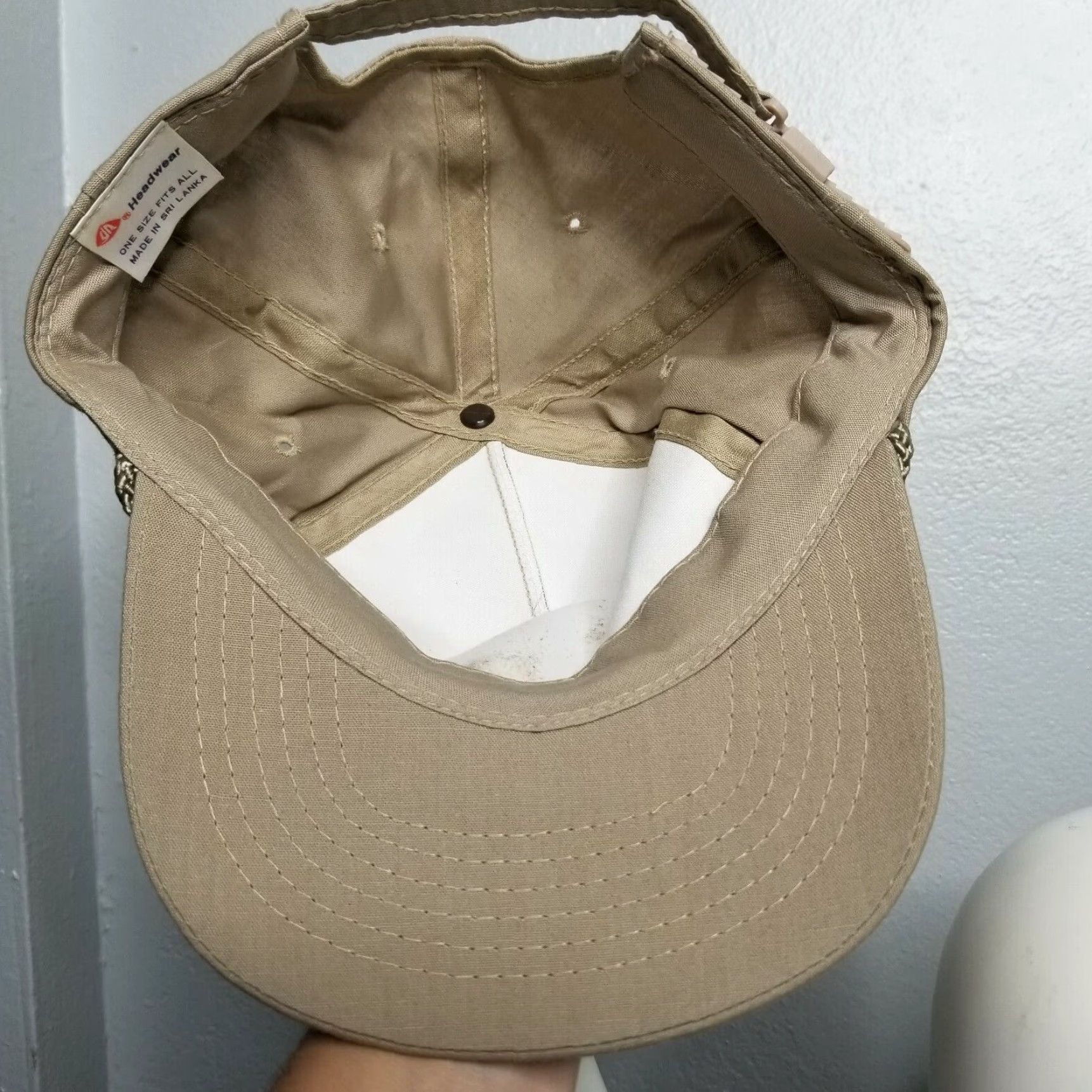 Vintage VINTAGE Daufuskie Yacht Club Strapback Baseball Dad Cap Hat Baseball Cap Hat Mens Beige Adjustable Logo Size ONE SIZE - 6 Thumbnail