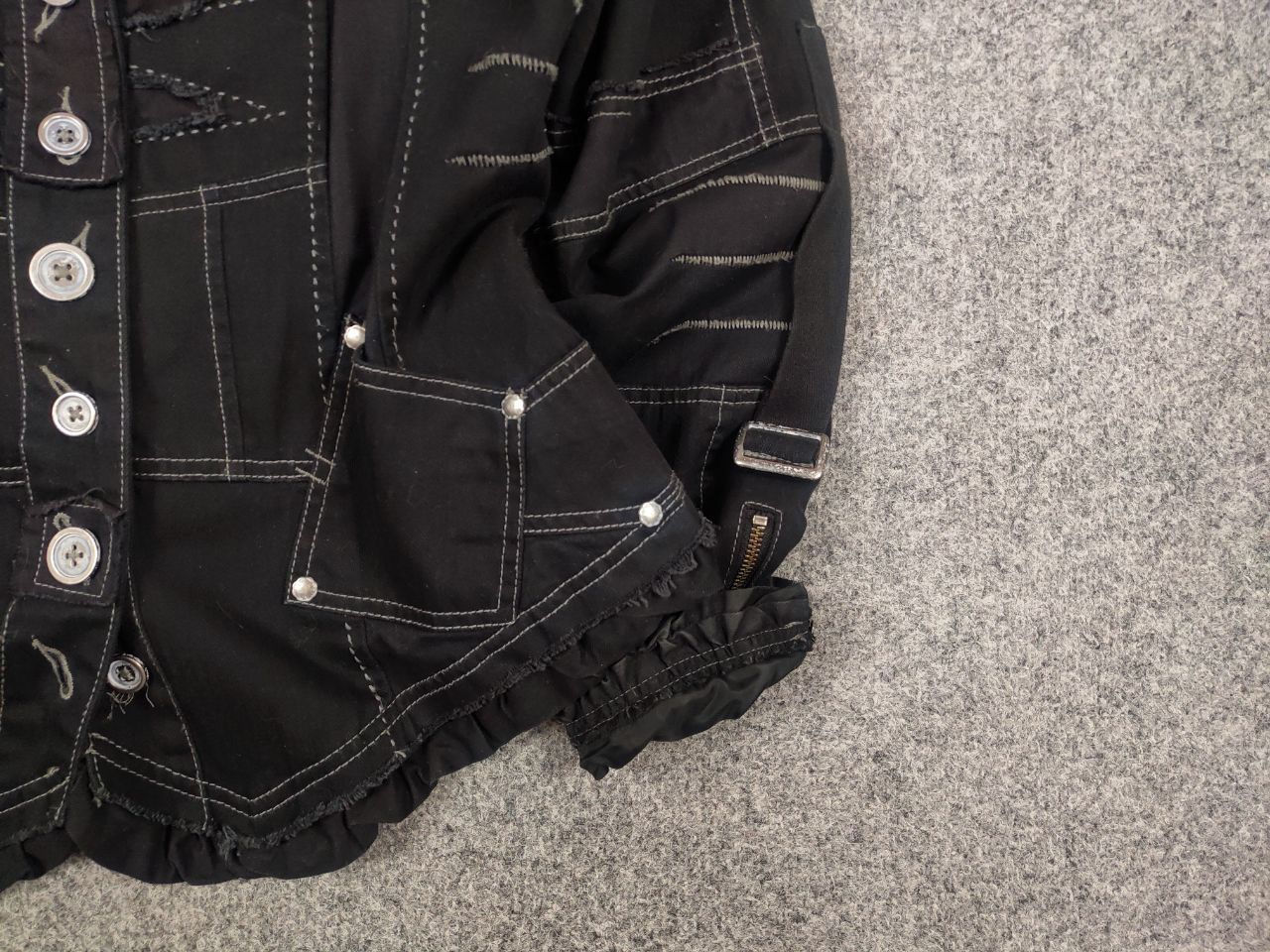 If Six Was Nine Vtg R867 Japan if six was nine Style Asymmetrical Jacket Size M / US 6-8 / IT 42-44 - 6 Thumbnail
