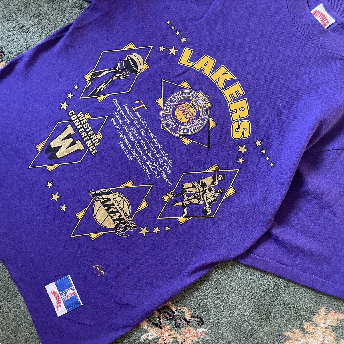 NBA MADE IN USA LOS ANGELES LAKERS NUTMEG NBA Size US L / EU 52-54 / 3 - 2 Thumbnail
