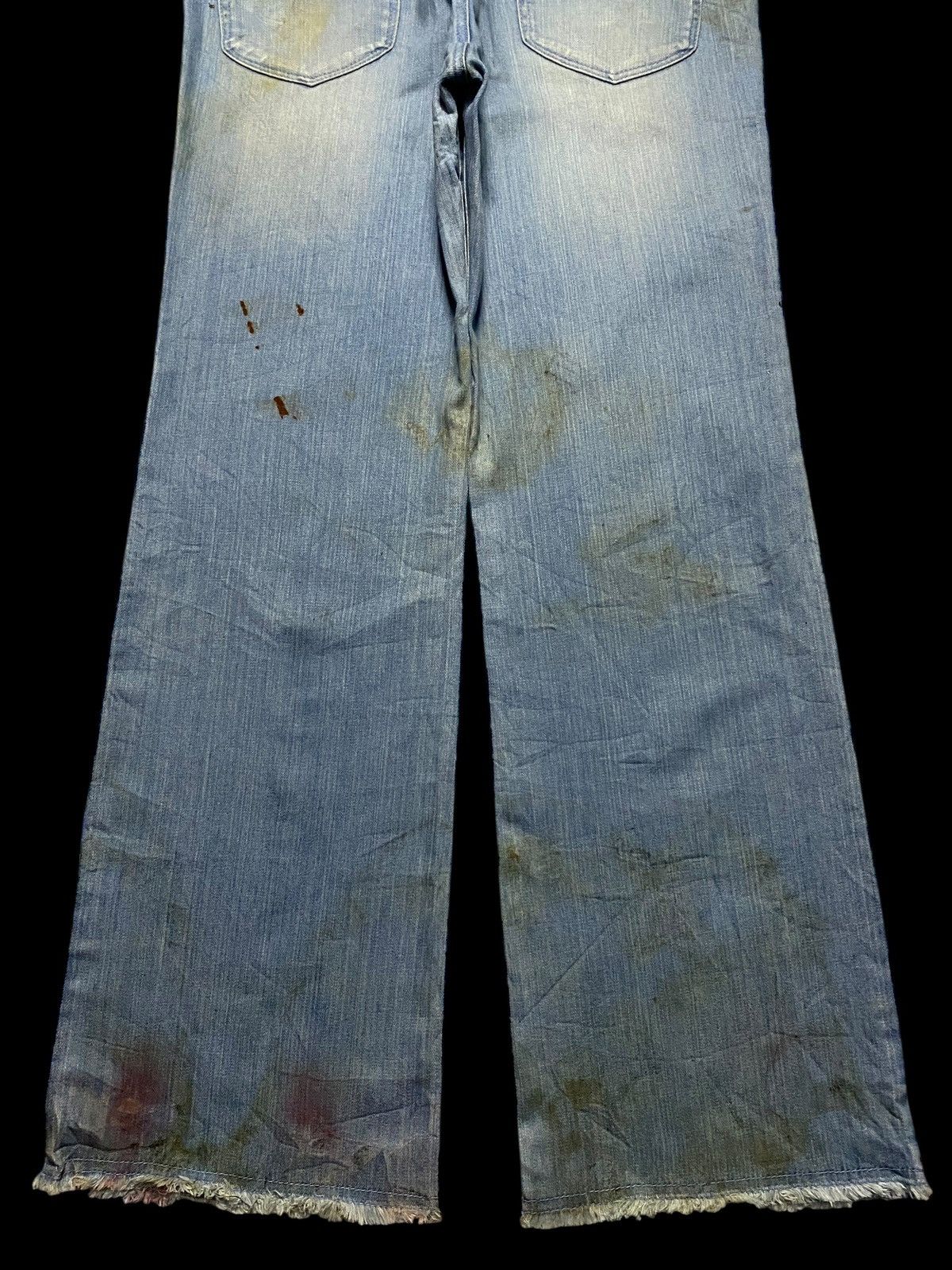 Vintage Distressed Japanese Brand with paint splatters indie grunge Size US 32 / EU 48 - 6 Thumbnail