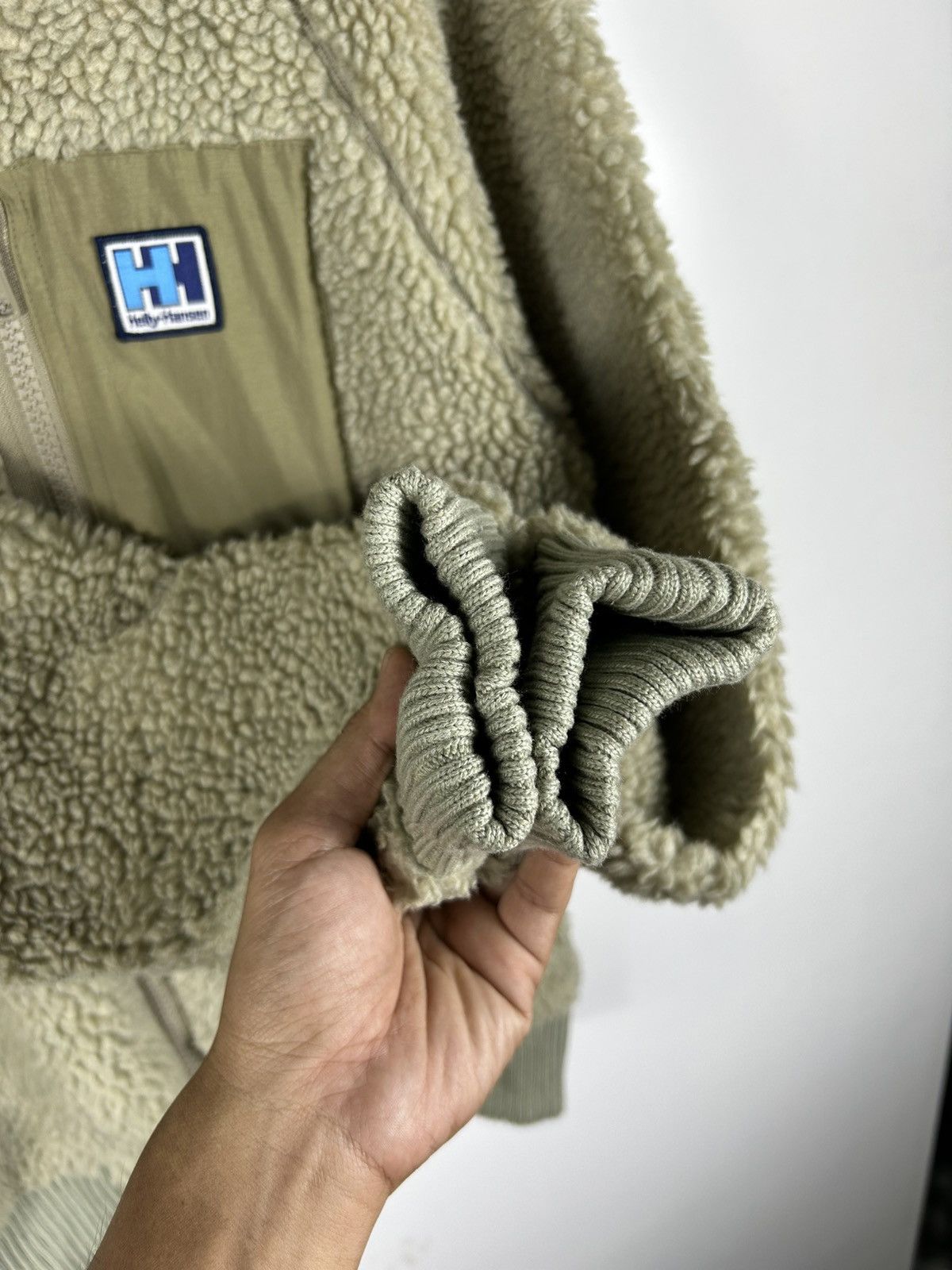 Helly Hansen × Vintage ⚡️Vintage Helly Hansen Deep Pile Fleece Hooded Sweater Size US M / EU 48-50 / 2 - 8 Thumbnail