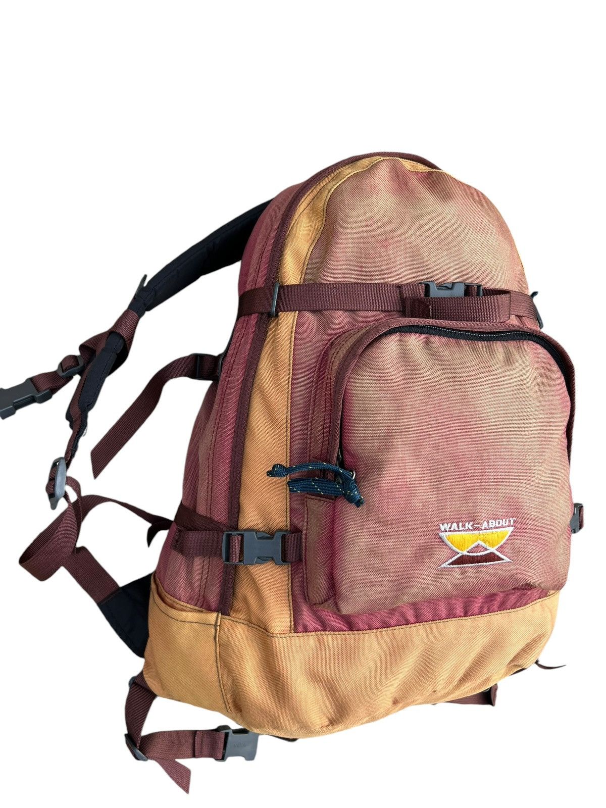 Vintage Vintage Sun Faded Walk-About Multi Colour Backpack Bag Size ONE SIZE - 10 Thumbnail