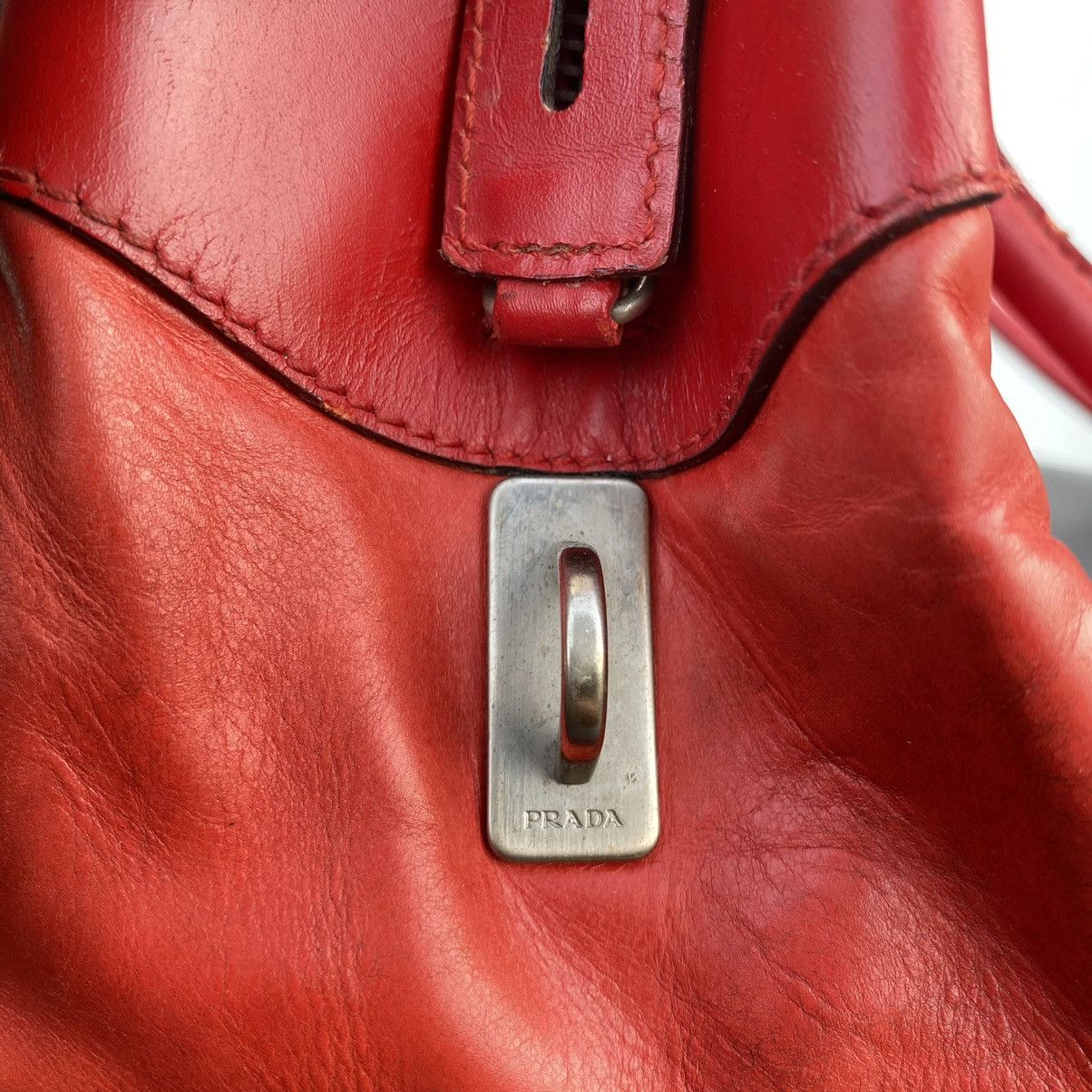Prada SS2000 Prada Vitello Easy bowling Bag Size ONE SIZE - 13 Thumbnail