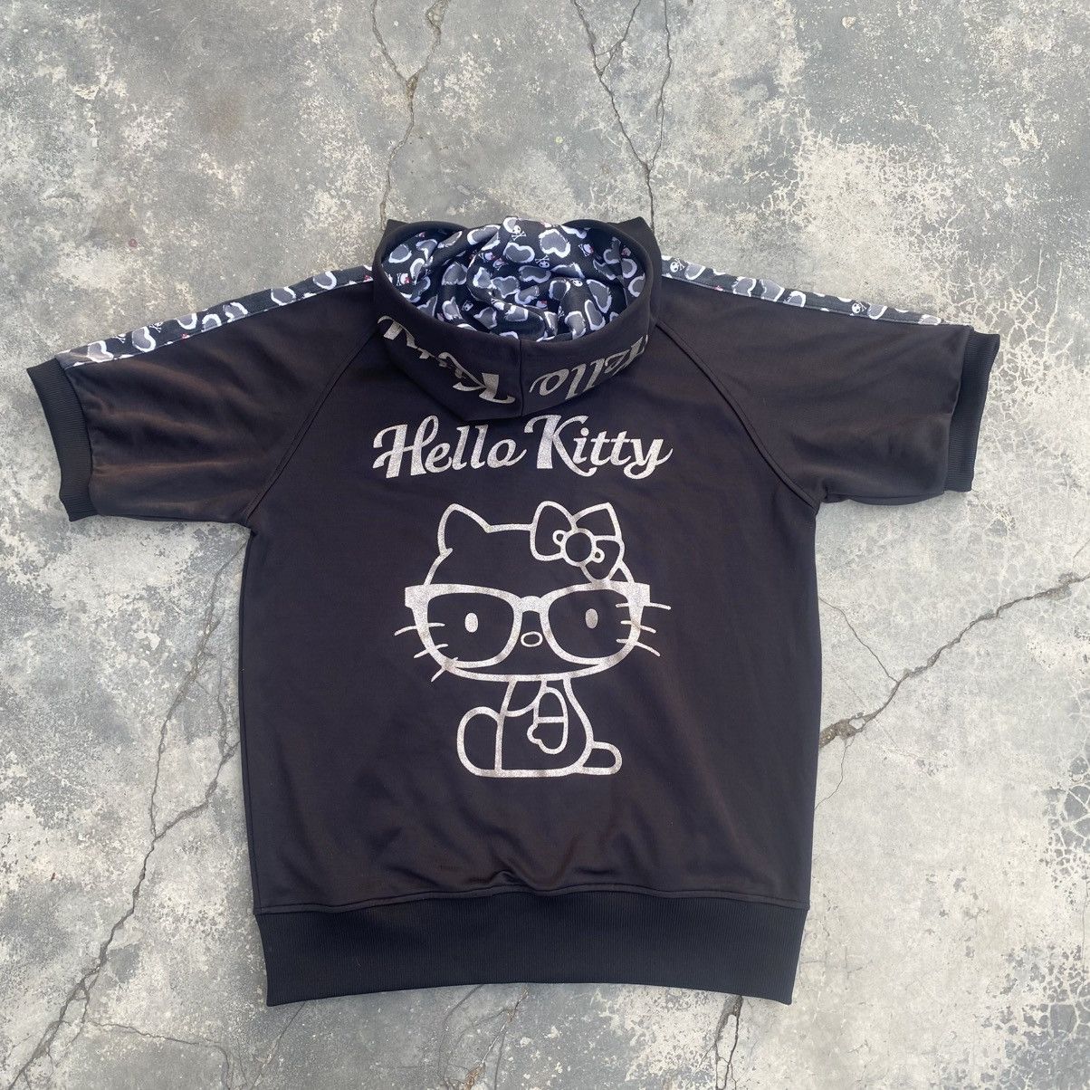 Japanese Brand Rare Hello Kitty Black Skull Hoodie Size US L / EU 52-54 / 3 - 2 Thumbnail