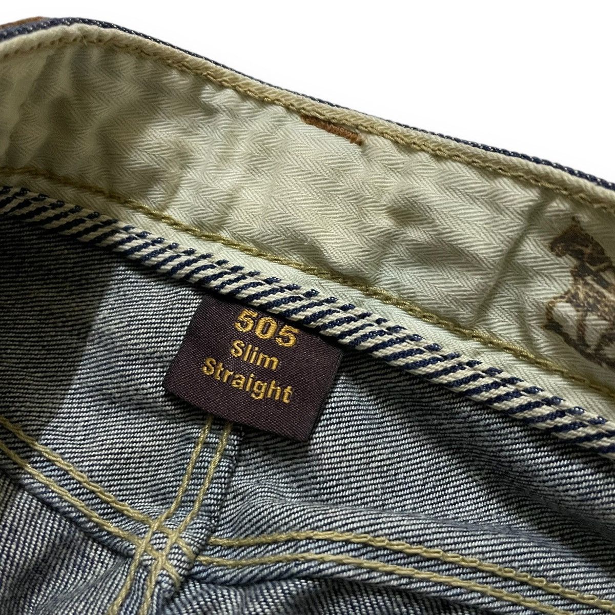 Samurai Jeans ORIGINAL LEVIS 505 BORO BORO KAPITAL DESIGN (28×37) Size US 28 / EU 44 - 6 Thumbnail