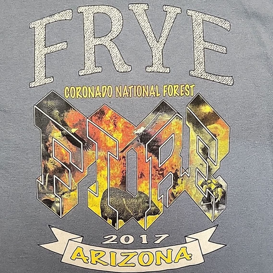 Frye Nike Shirt? (Original title provided: Wildland Firefighter Shirt Men L Blue 2017 Frye Arizona Coronado National Forest) Size US L / EU 52-54 / 3 - 5 Thumbnail