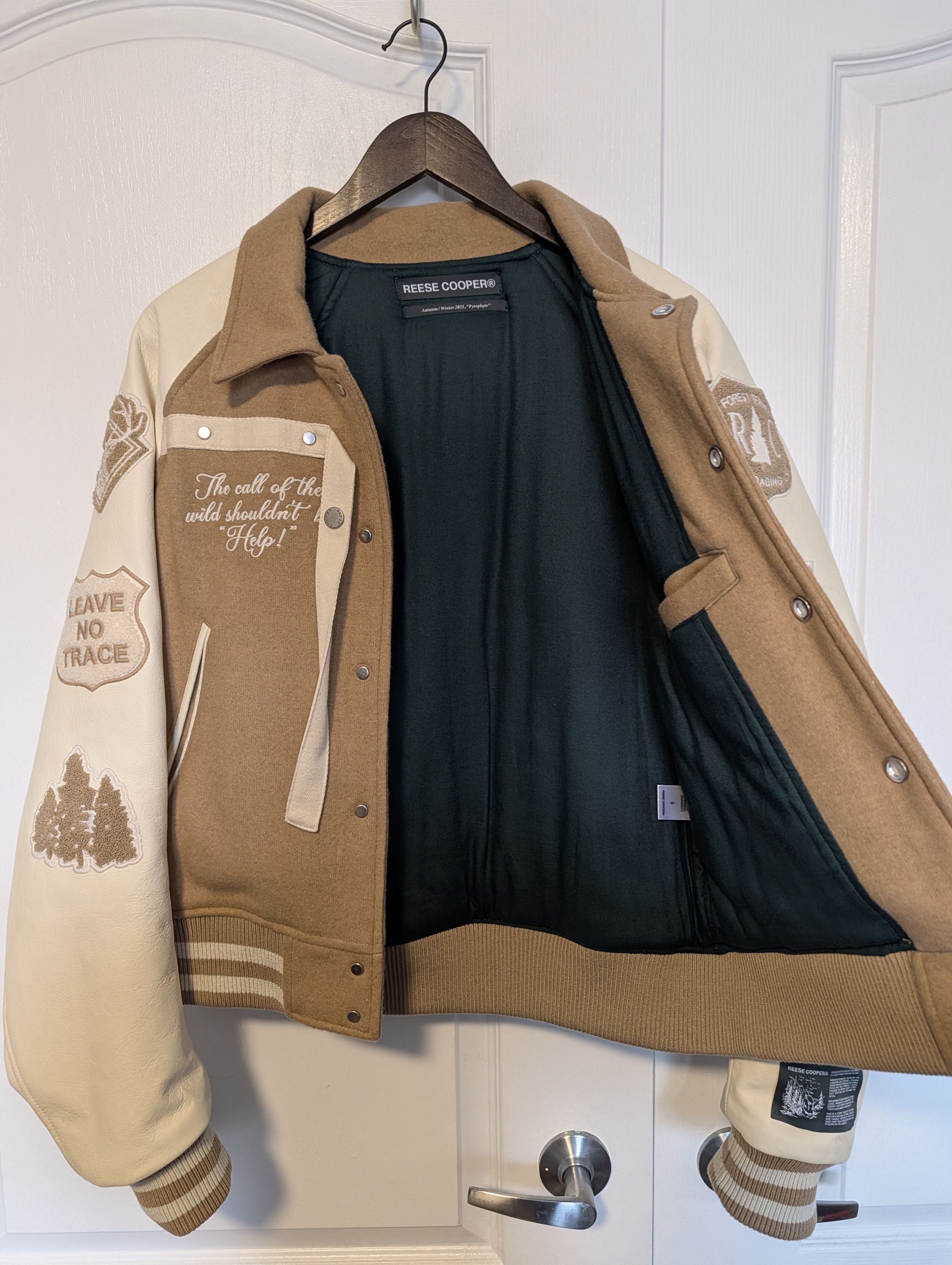 Reese Cooper Call of the Wild Wool Varsity Jacket 2021 Size US S / EU 44-46 / 1 - 3 Thumbnail