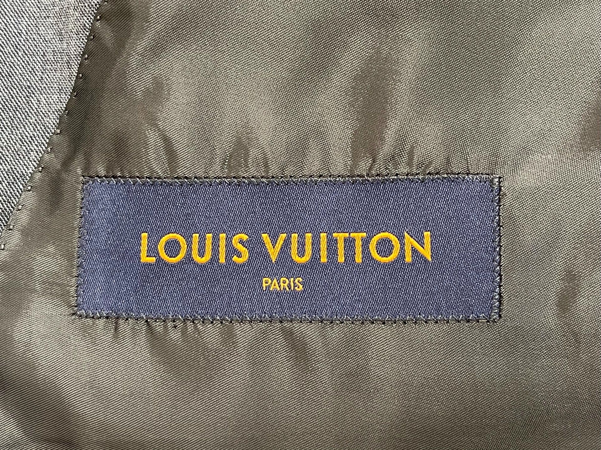Louis Vuitton Louis Vuitton basic blazer haze blue men's 50 Size 50R - 4 Thumbnail