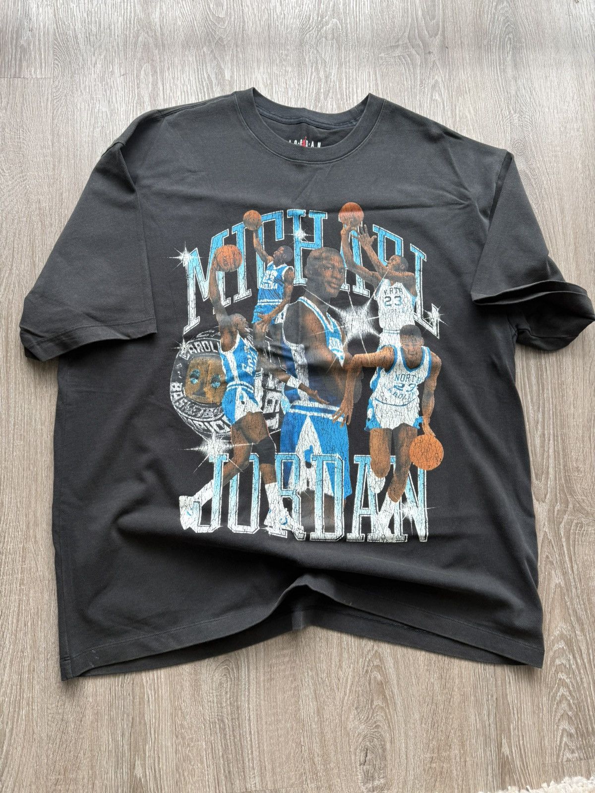 Jordan Brand Vintage Jordan UNC tee Size US L / EU 52-54 / 3 - 6 Thumbnail