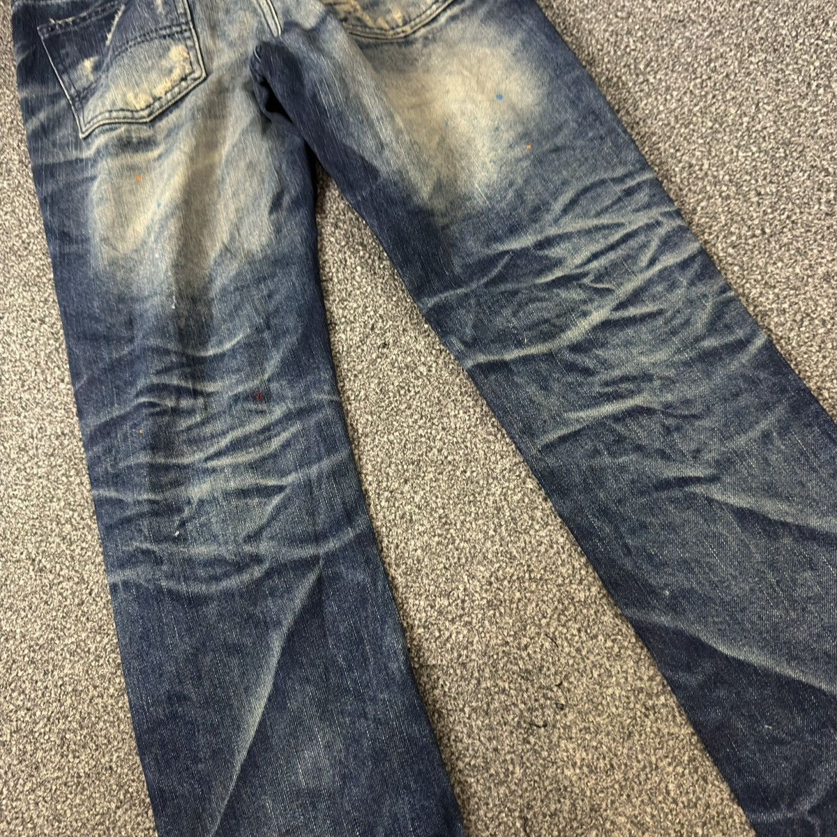Black Label Distressed Black Label Paint Destroy Denim Jeans Amiri Style Size US 30 / EU 46 - 11 Thumbnail