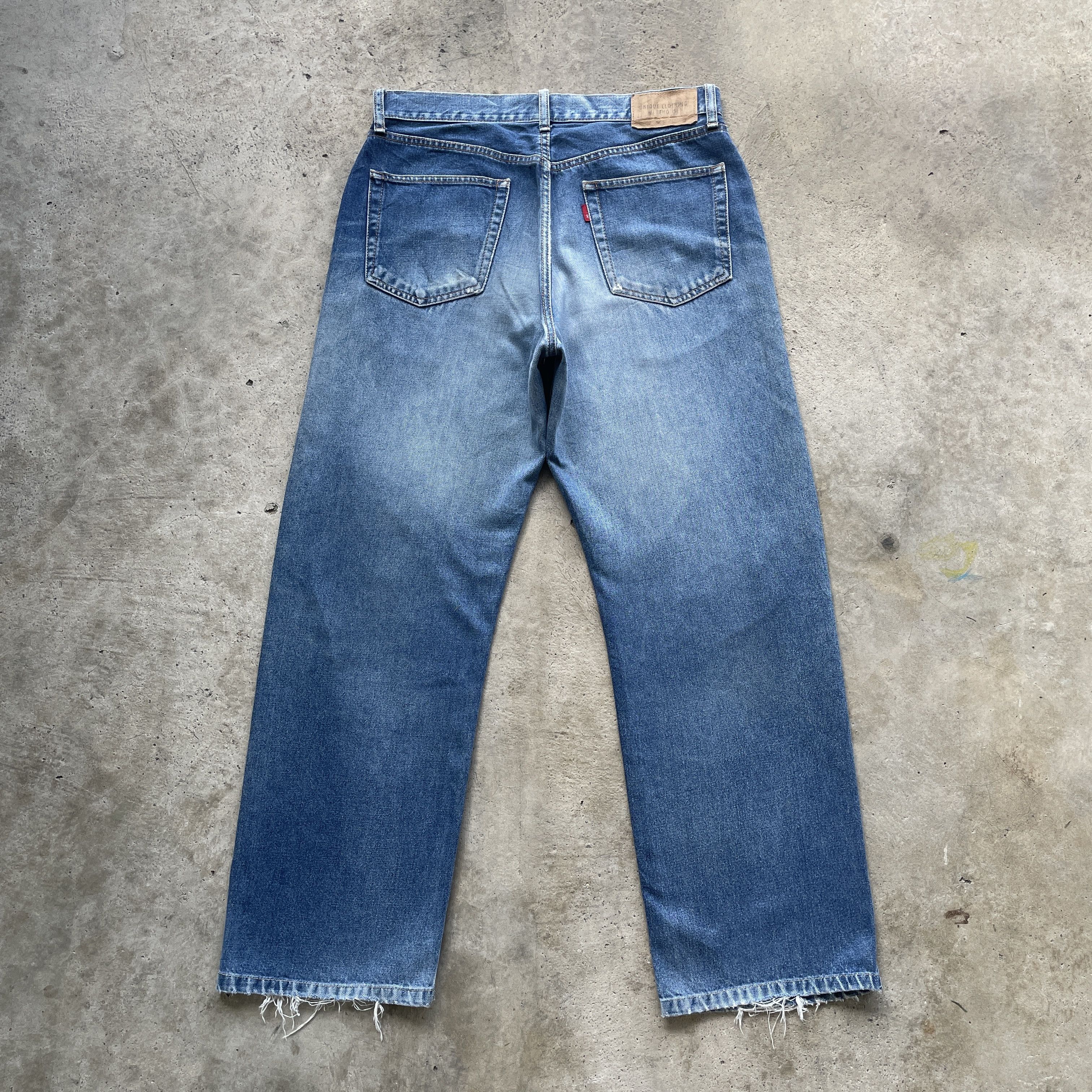 Japanese Brand W32 VINTAGE JAPANESE DISTRESSED JEANS FADED DENIM PANTS Size US 32 / EU 48 - 9 Thumbnail