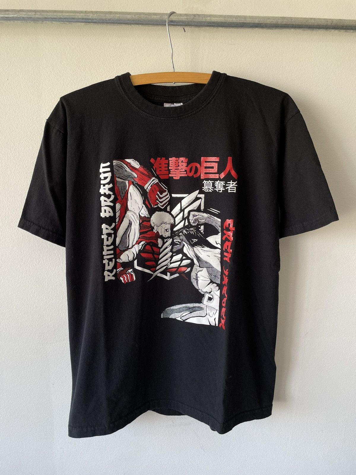 Japanese Brand × Vintage Vintage Japanese Attack On Titan Anime tee Size US L / EU 52-54 / 3 - 1 Thumbnail