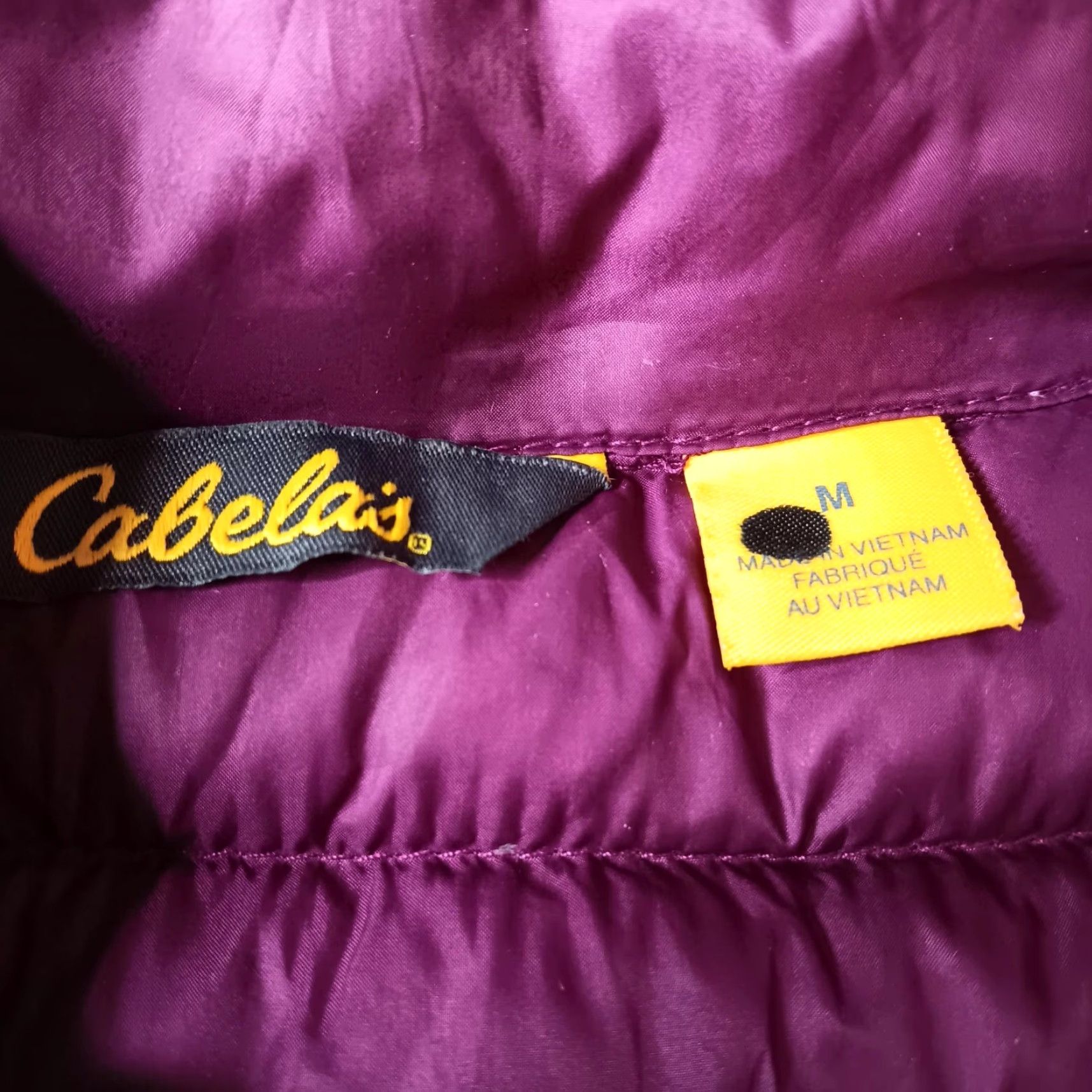 Vintage VINTAGE Cabela's Women Puffer Vest Vest Maroon Full Zip M Cowork Travel Workwear Casual Fall Winter 90s Mens? Size M / US 6-8 / IT 42-44 - 5 Thumbnail