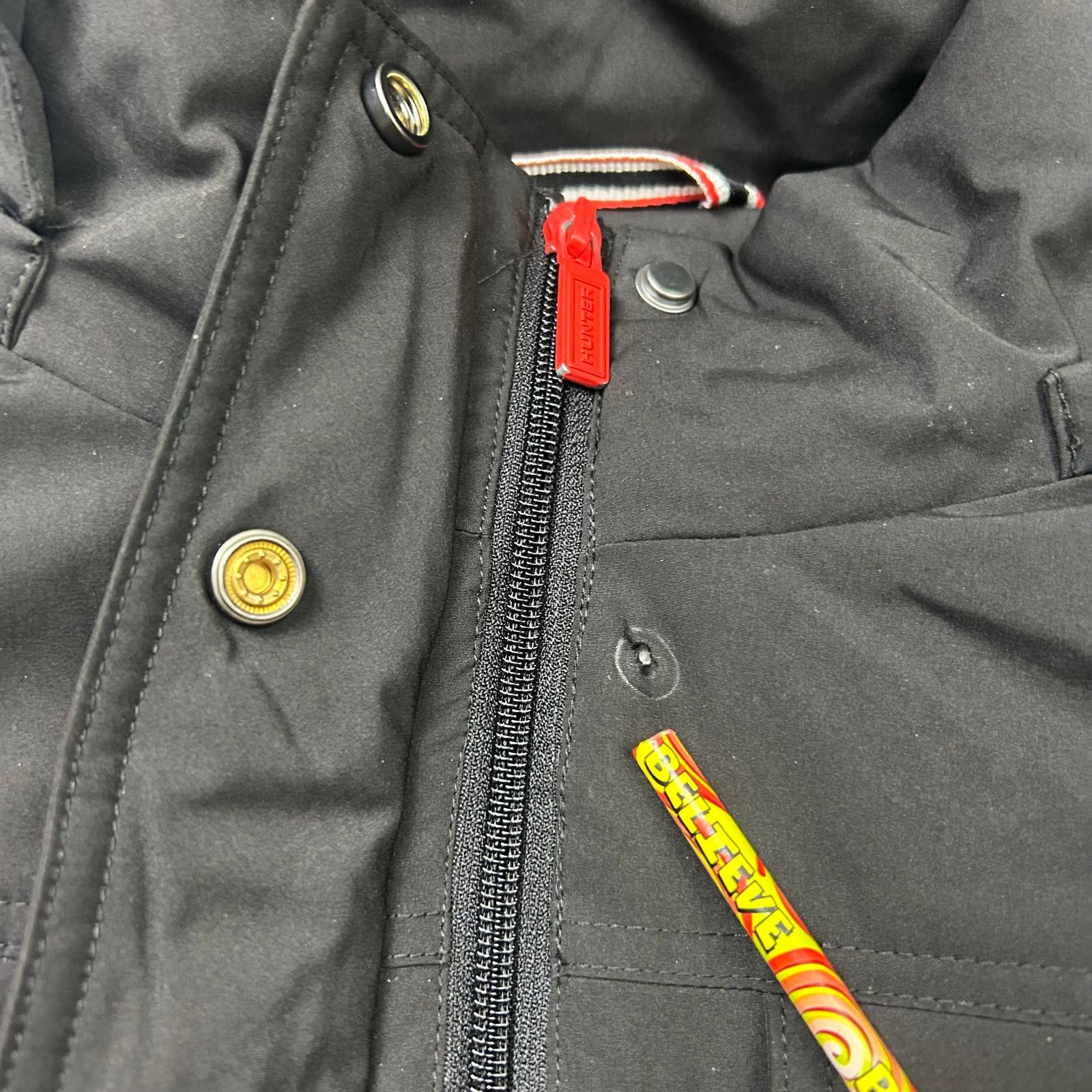 Hunter Hunter Women's Black Self-Packable Padded Field Jacket Size M / US 6-8 / IT 42-44 - 7 Thumbnail
