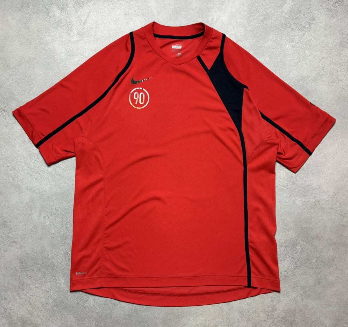 Nike Nike Total 90 Training Football Soccer Jersey Vintage Logo Size US L / EU 52-54 / 3 - 1 Thumbnail
