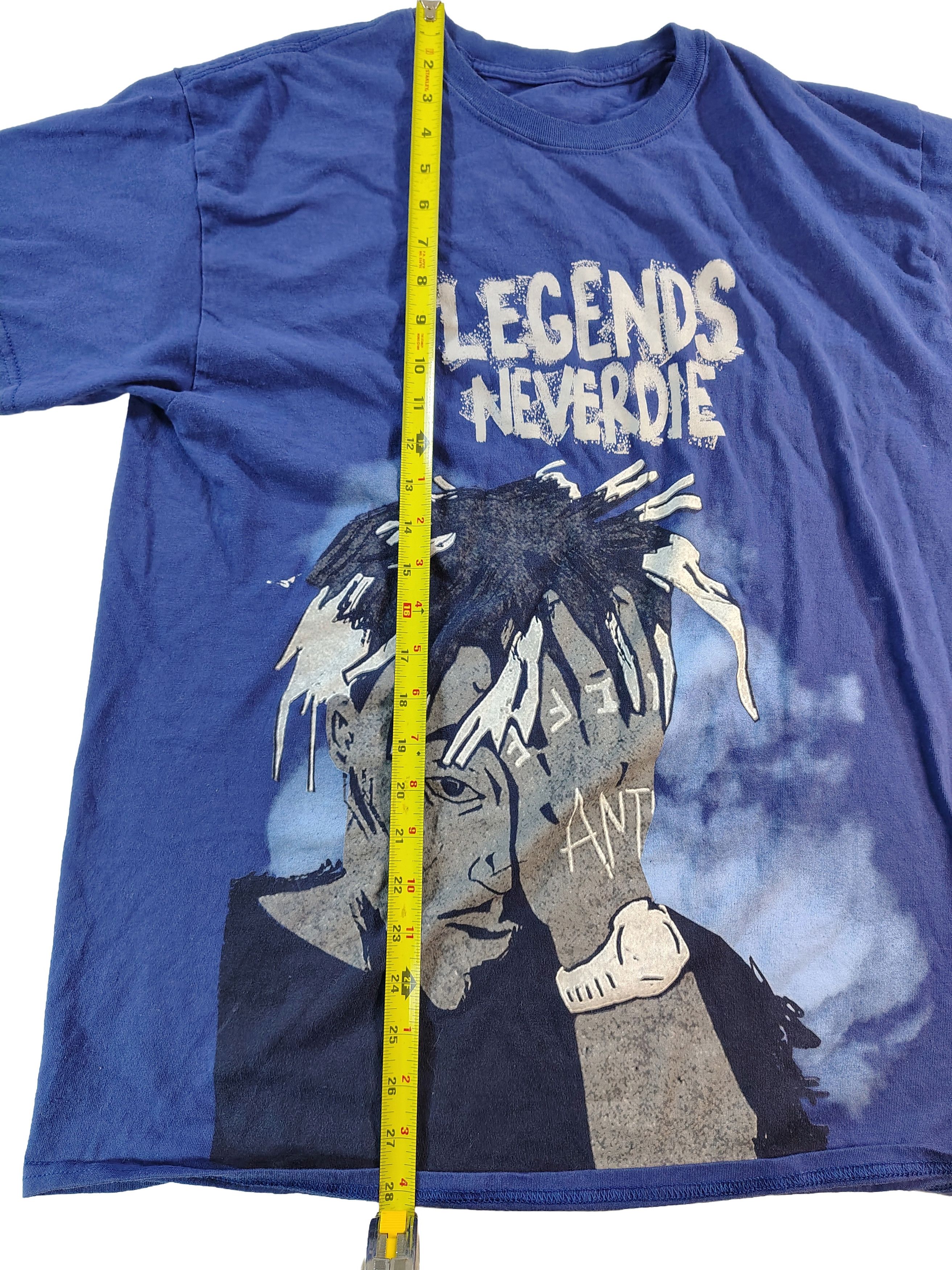Other Men's Rare Navy Blue Legends Never Die Juice WRLD T-Shirt Size US L / EU 52-54 / 3 - 4 Thumbnail