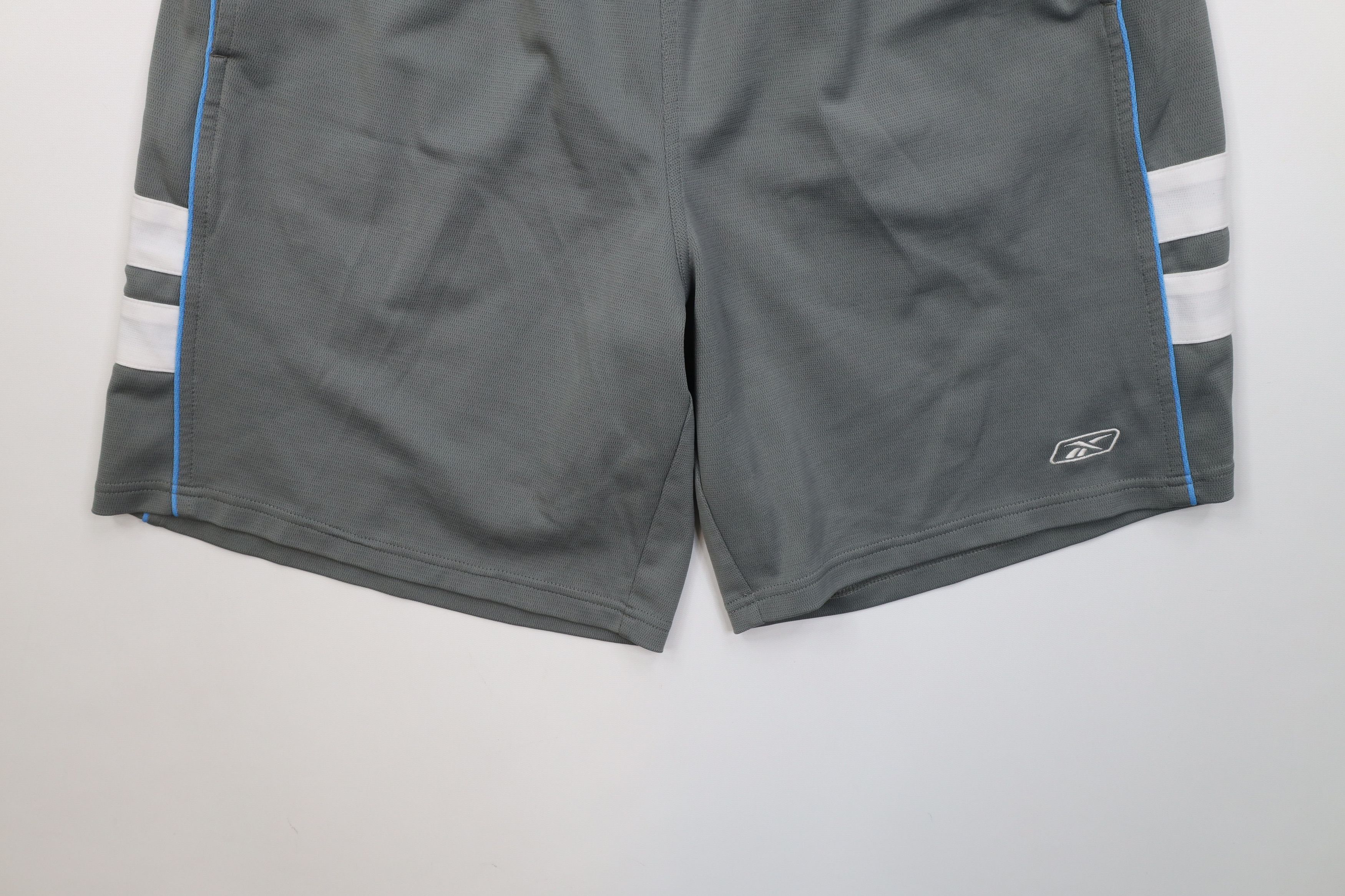 Reebok Vintage 90s Y2K Reebok Above Knee Shorts Gray Polyester Size US 36 / EU 52 - 4 Thumbnail