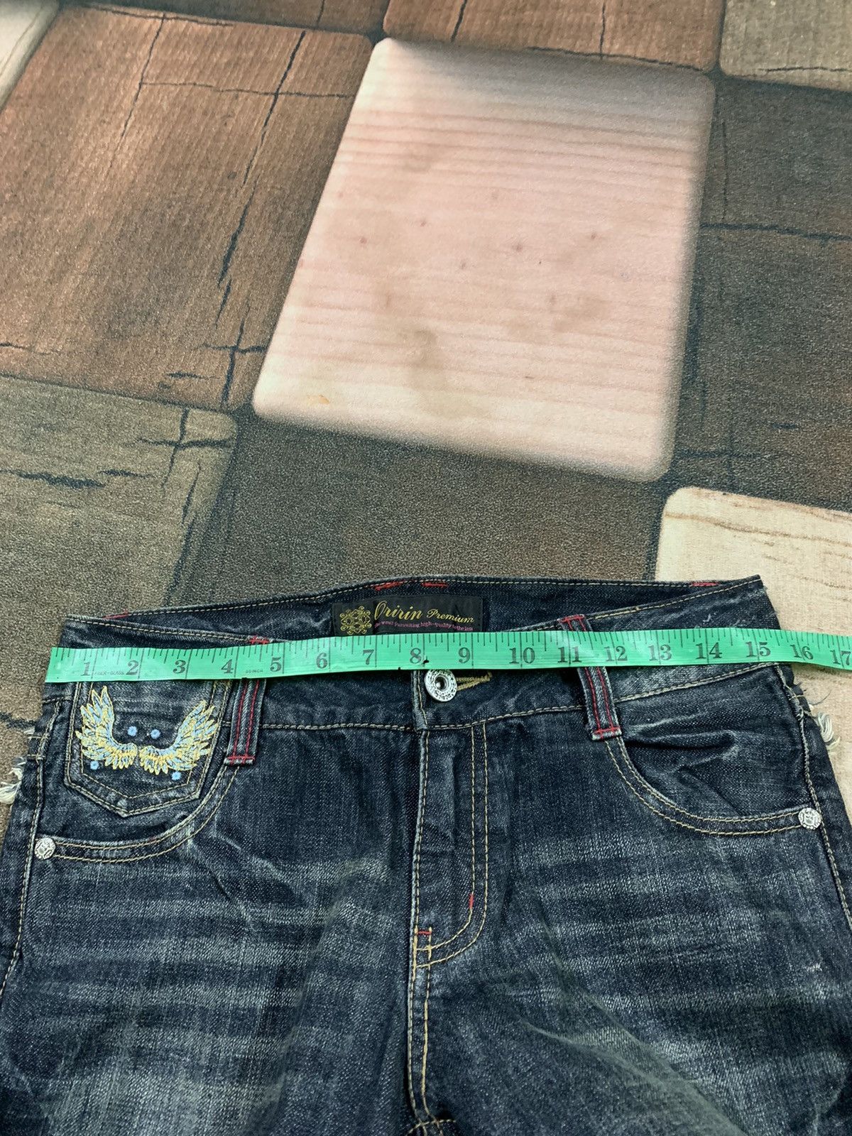 Hysteric Glamour SICK FLARE oririn japanese brand with back wing patch Size US 30 / EU 46 - 13 Thumbnail
