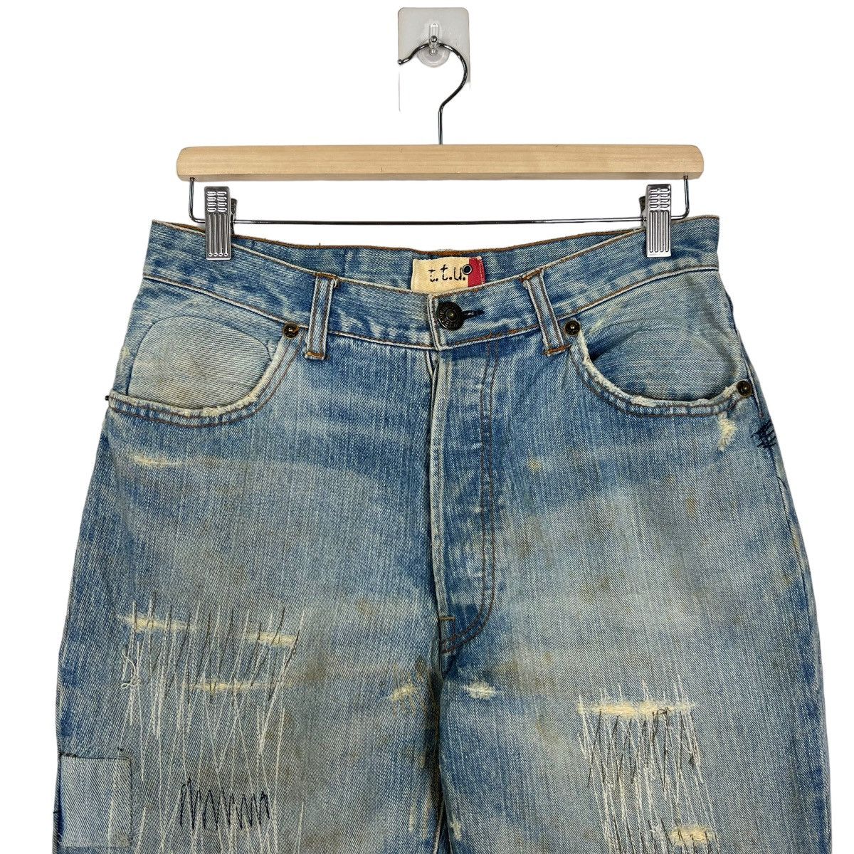 Hysteric Glamour × If Six Was Nine × Japanese Brand 🔥 T.T.U PATCHWORK DENIM Size US 30 / EU 46 - 3 Thumbnail