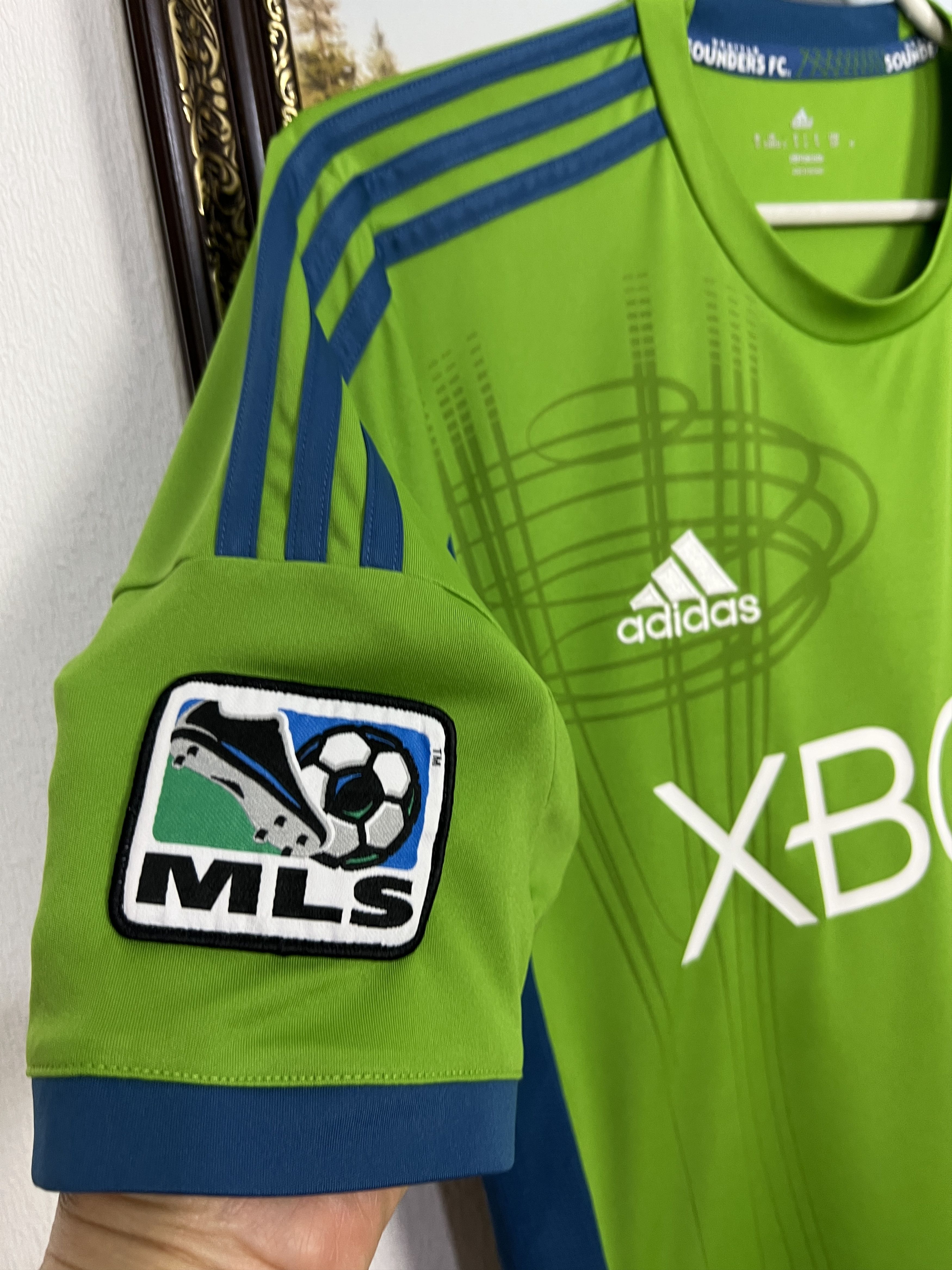 Adidas Seattle Sounders Home football shirt Soccer Jersey Trikot Size US S / EU 44-46 / 1 - 4 Thumbnail