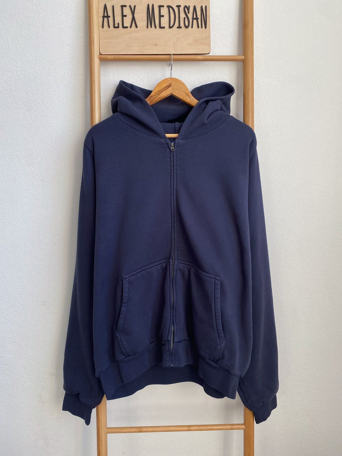 Balenciaga × Kanye West × Yeezy YZY x GAP zip up hoodie Navy XL