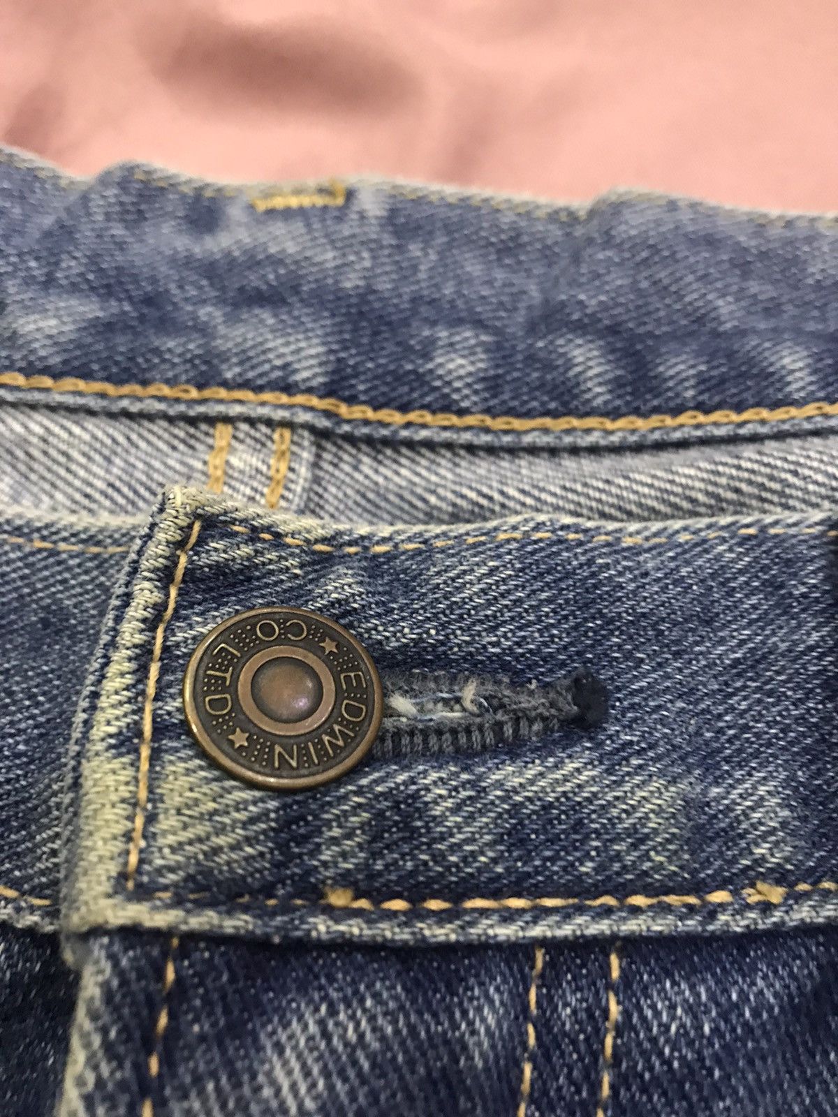 Edwin × Japanese Brand made in JAPAN EDWIN STRAIGHT JEANS Size US 33 - 7 Thumbnail