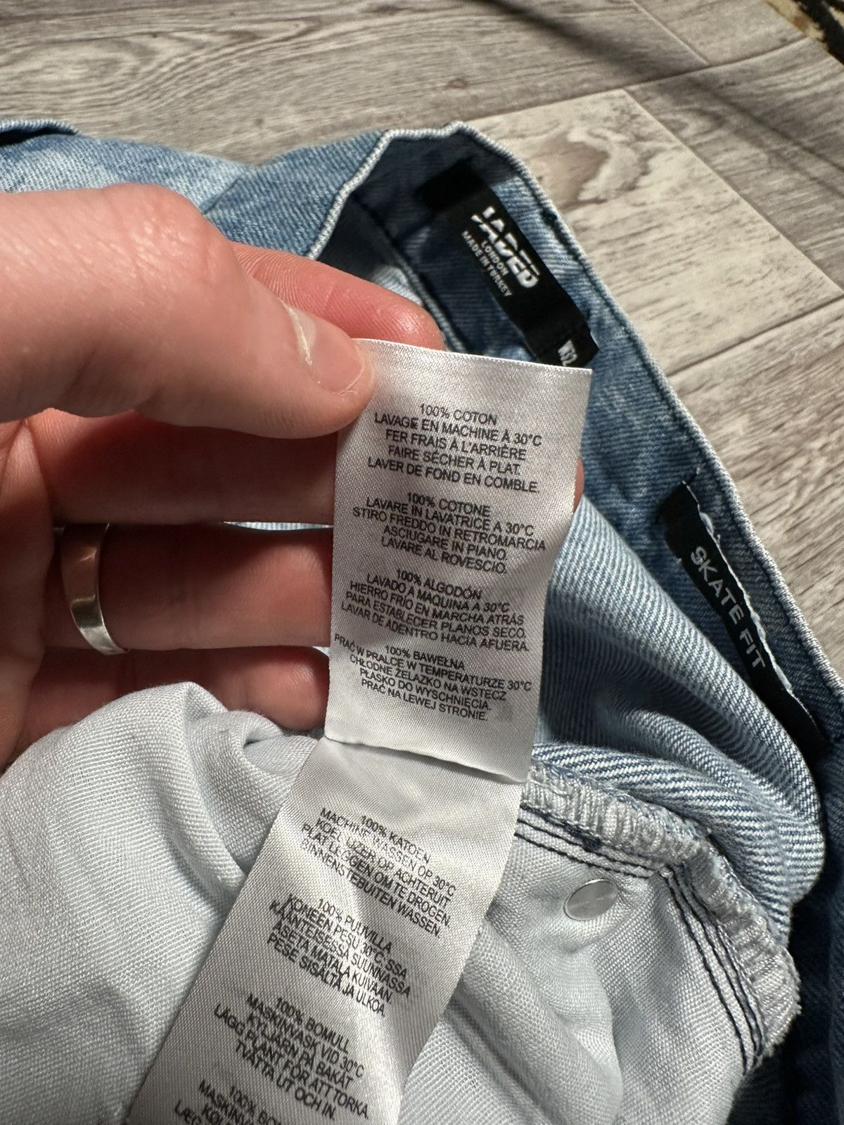 Jaded London Jaded London Flowers Skater Fit Light Blue Jeans y2k Size US 32 / EU 48 - 10 Thumbnail