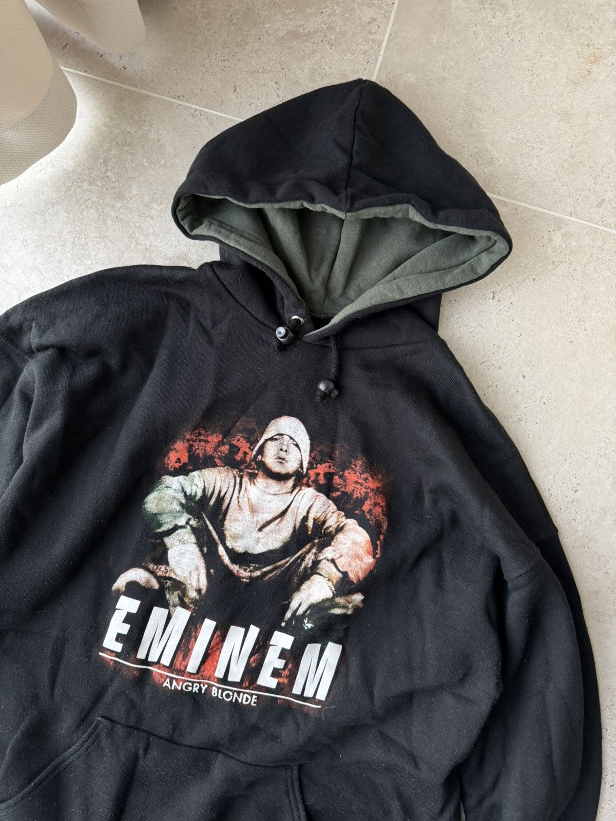 Eminem Vintage Eminem Hoodie slim shady (50 cent Tupac wutang) Size US L / EU 52-54 / 3 - 3 Thumbnail