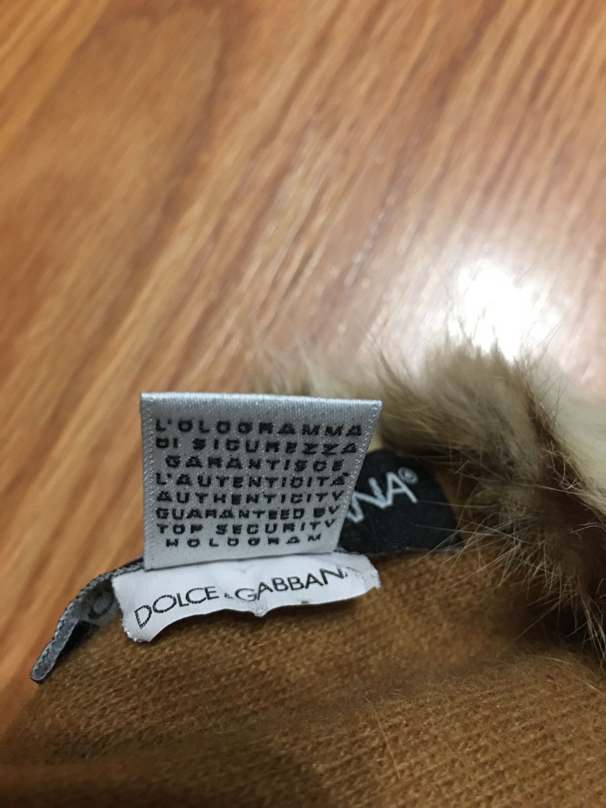 Dolce & Gabbana Dolce & Gabbana Fur Cashmere Large Vintage Scarf Size ONE SIZE - 9 Thumbnail