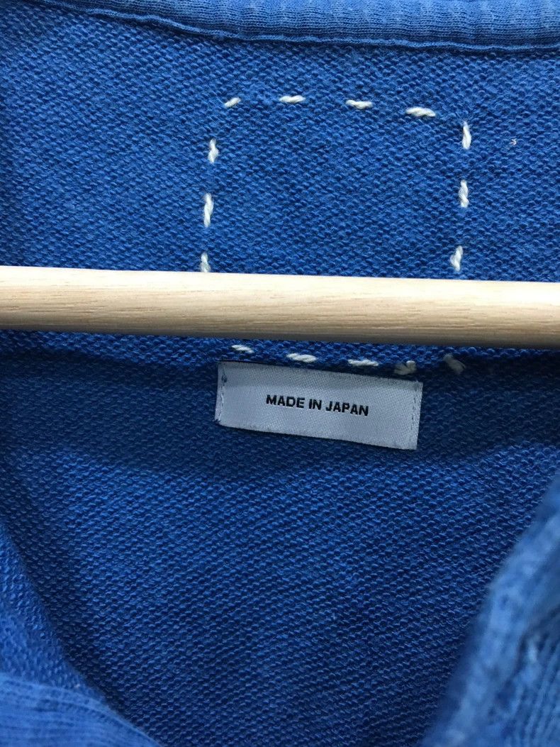 Visvim Visvim Vegetation Dye Blue Dye Egyptian Cotton Henley Long Size US L / EU 52-54 / 3 - 4 Thumbnail