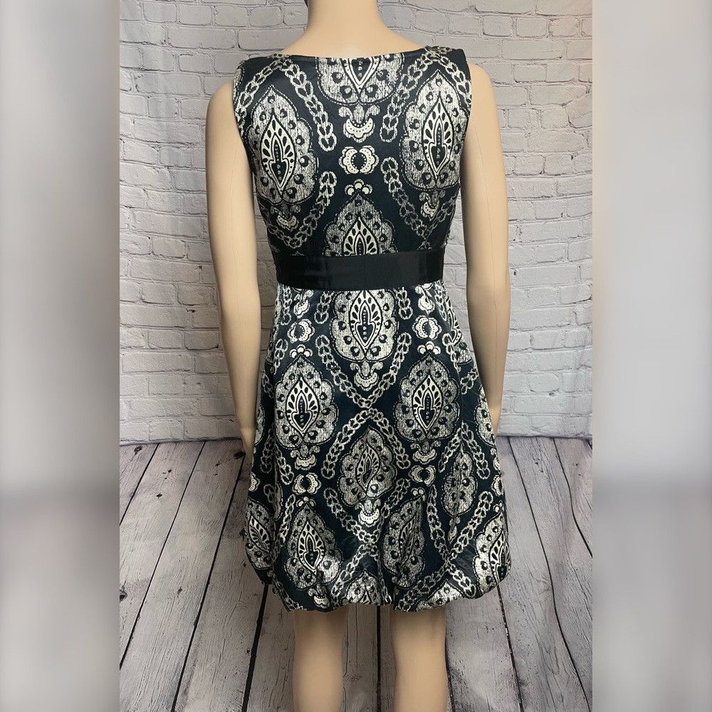 Moschino Moschino Jeans Black And Beige Donna Bubble Dress Size 6 Size M / US 6-8 / IT 42-44 - 4 Thumbnail